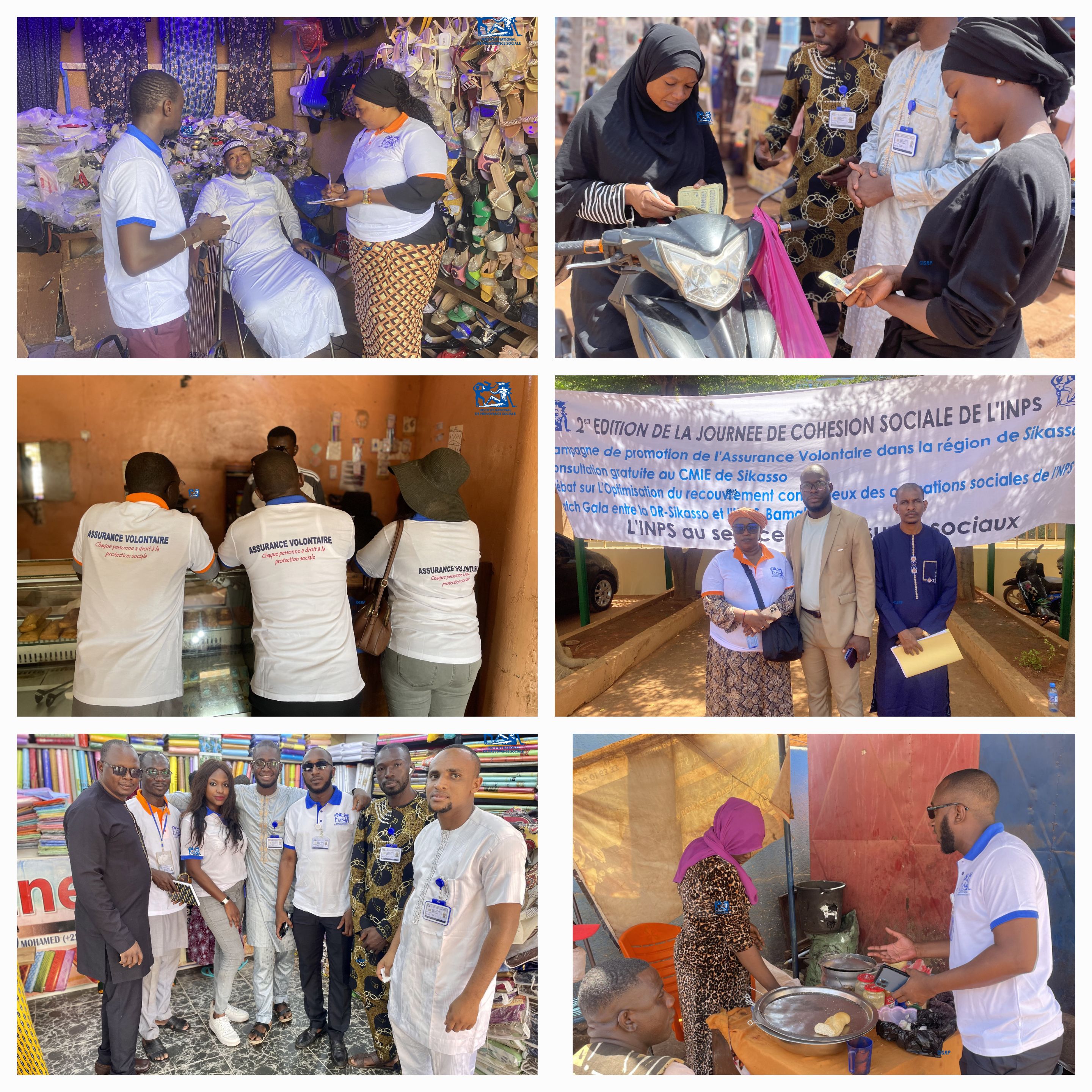 La promotion de l’assurance volontaire au cœur de la 2ème journée de cohésion sociale de l'INPS à Sikasso.
