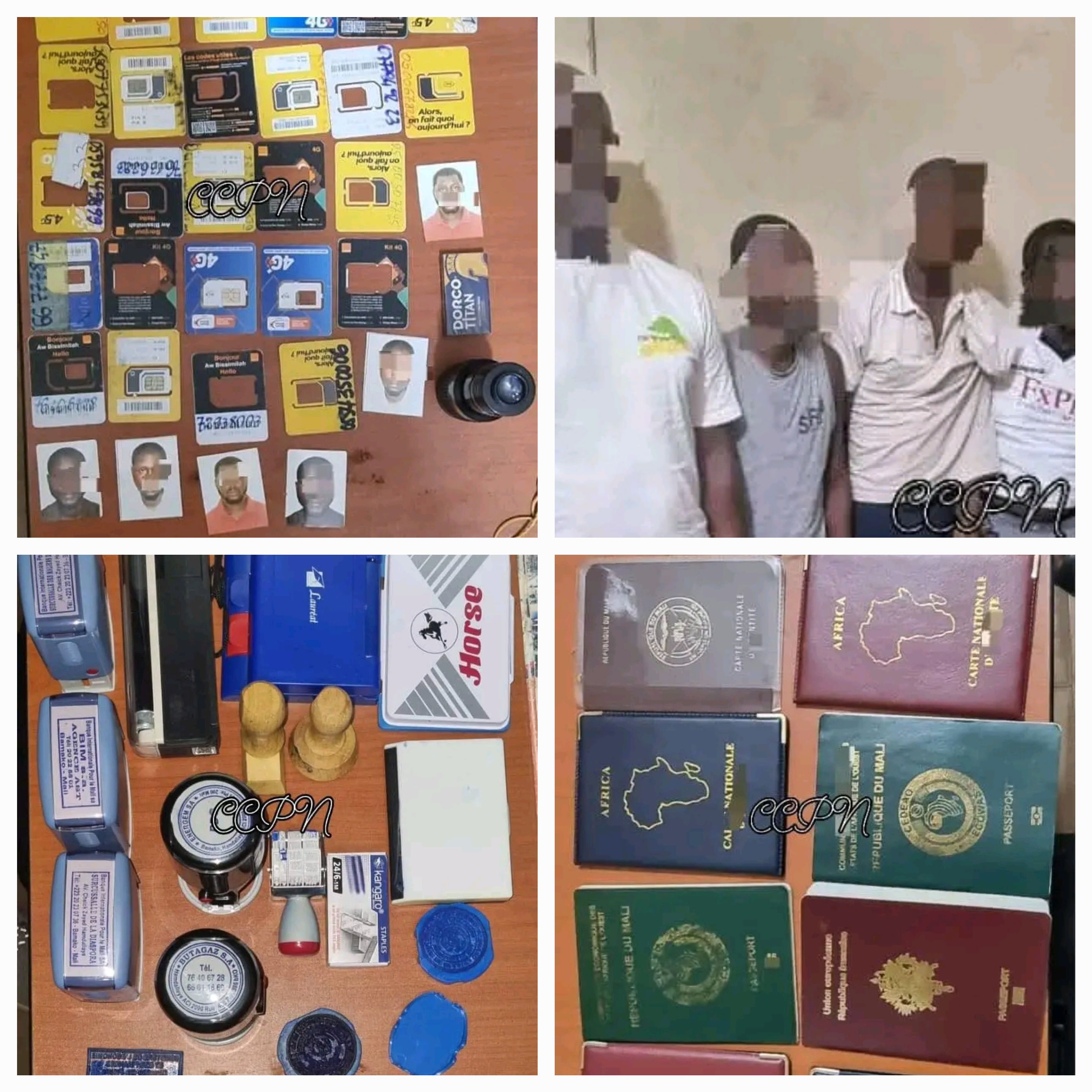 Faits divers : quatre malfrats arrêtés par le 10è arrondissement du district de Bamako