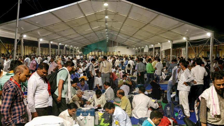 Inde: 33 agents électoraux morts à cause de la chaleur le dernier jour du scrutin dans un État