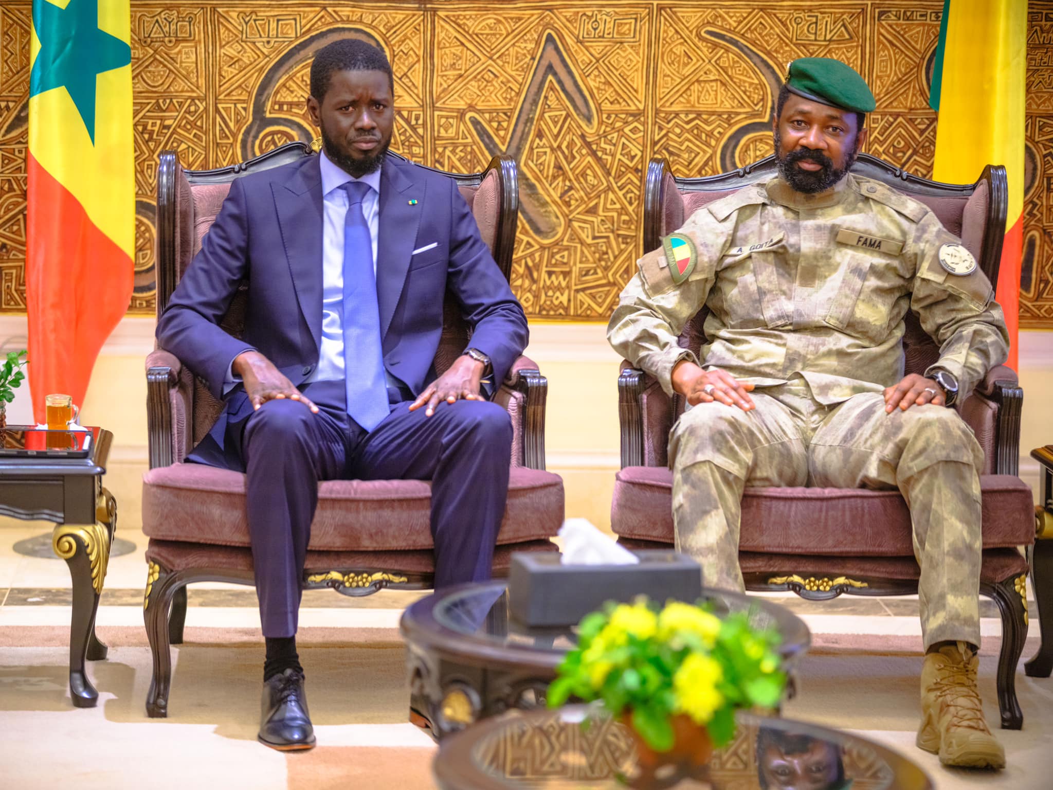 A Bamako, le Président Sénégalais Bassirou Diomaye Faye  a salué :  ‘’La résilience du peuple malien’’