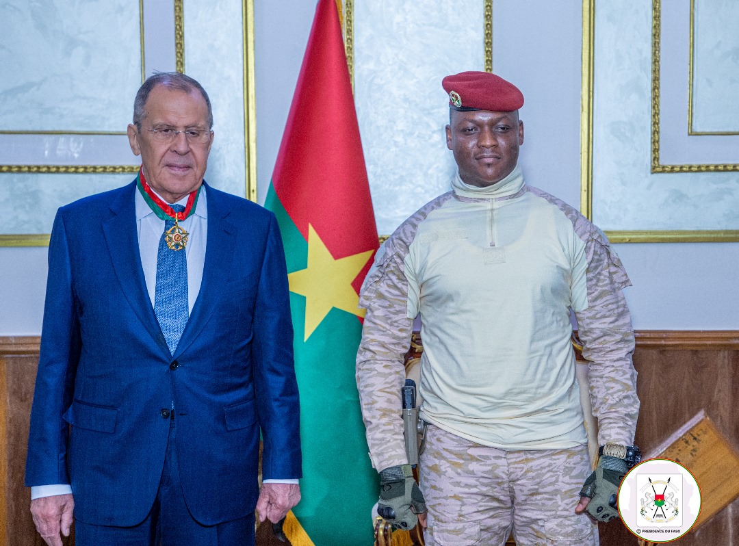 Visite du chef de la diplomatie russe au Burkina Faso