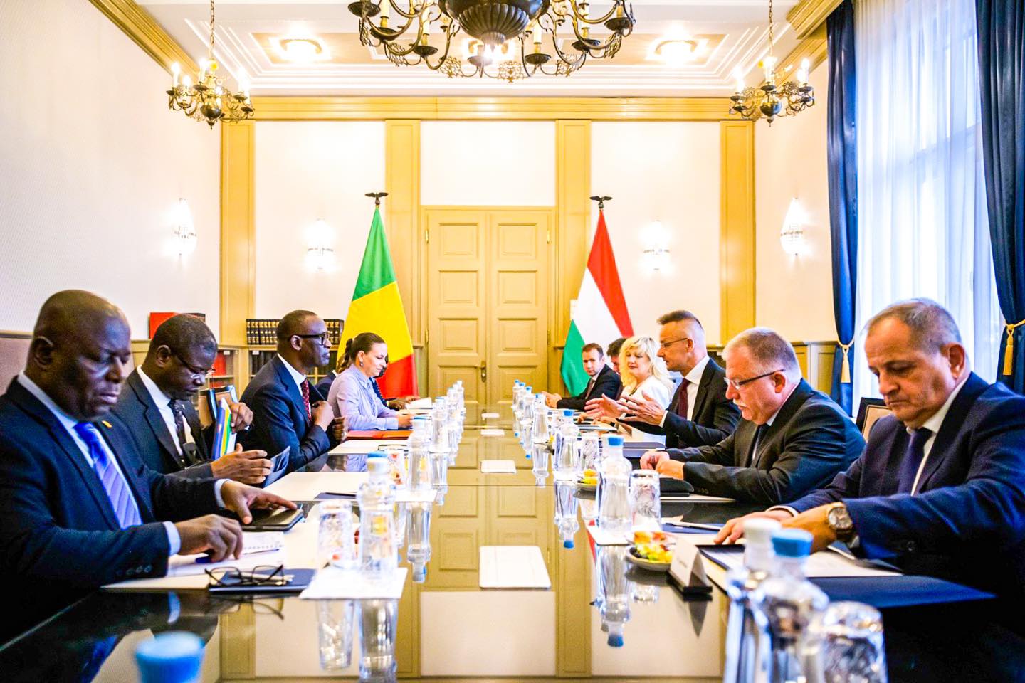 Visite à Budapest, du Ministre des Affaires étrangères et de la Coopération internationale. 