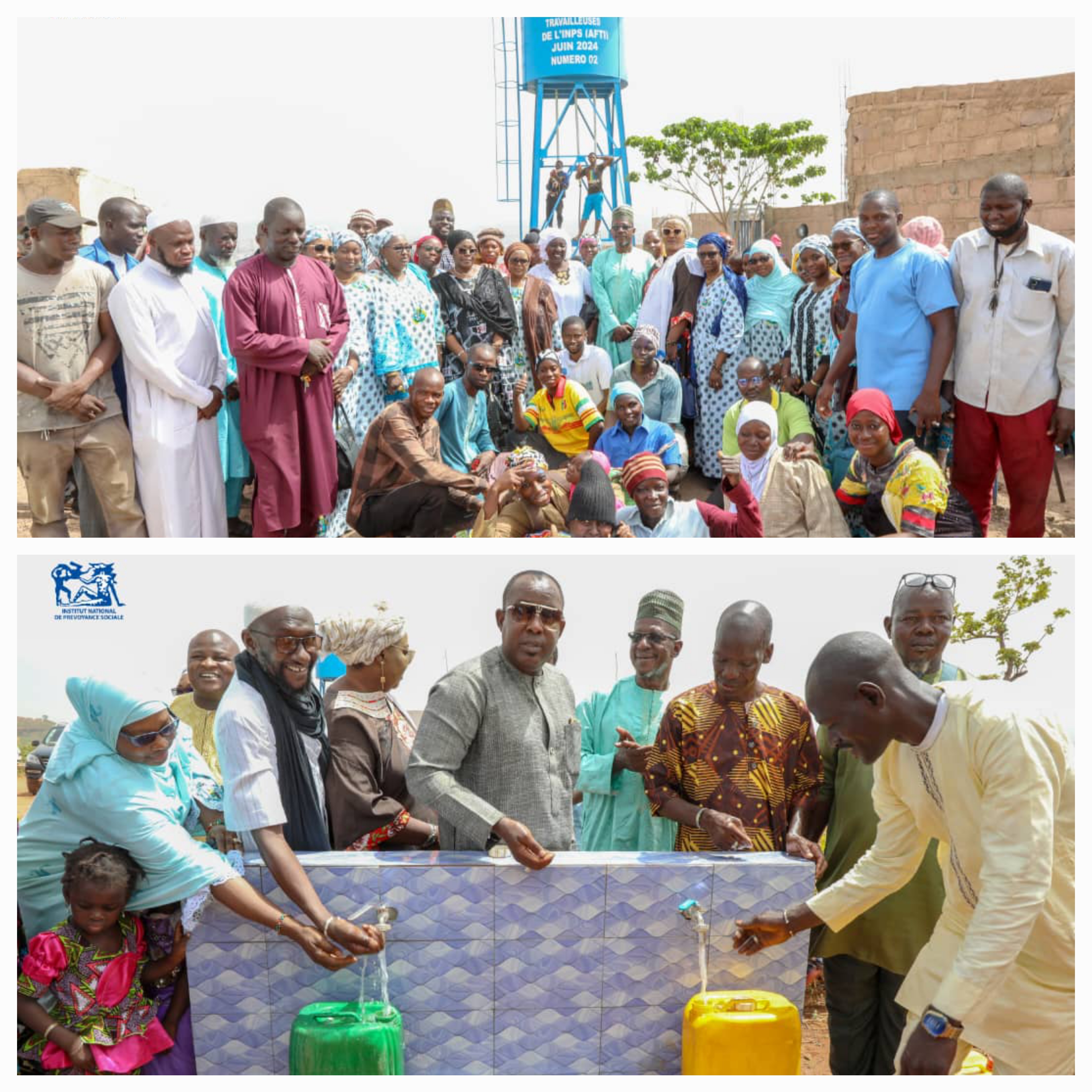 Telelma et Yirimadio Plateau :  l’amicale des femmes travailleuse de l’inps (afti) offre deux forages a la population