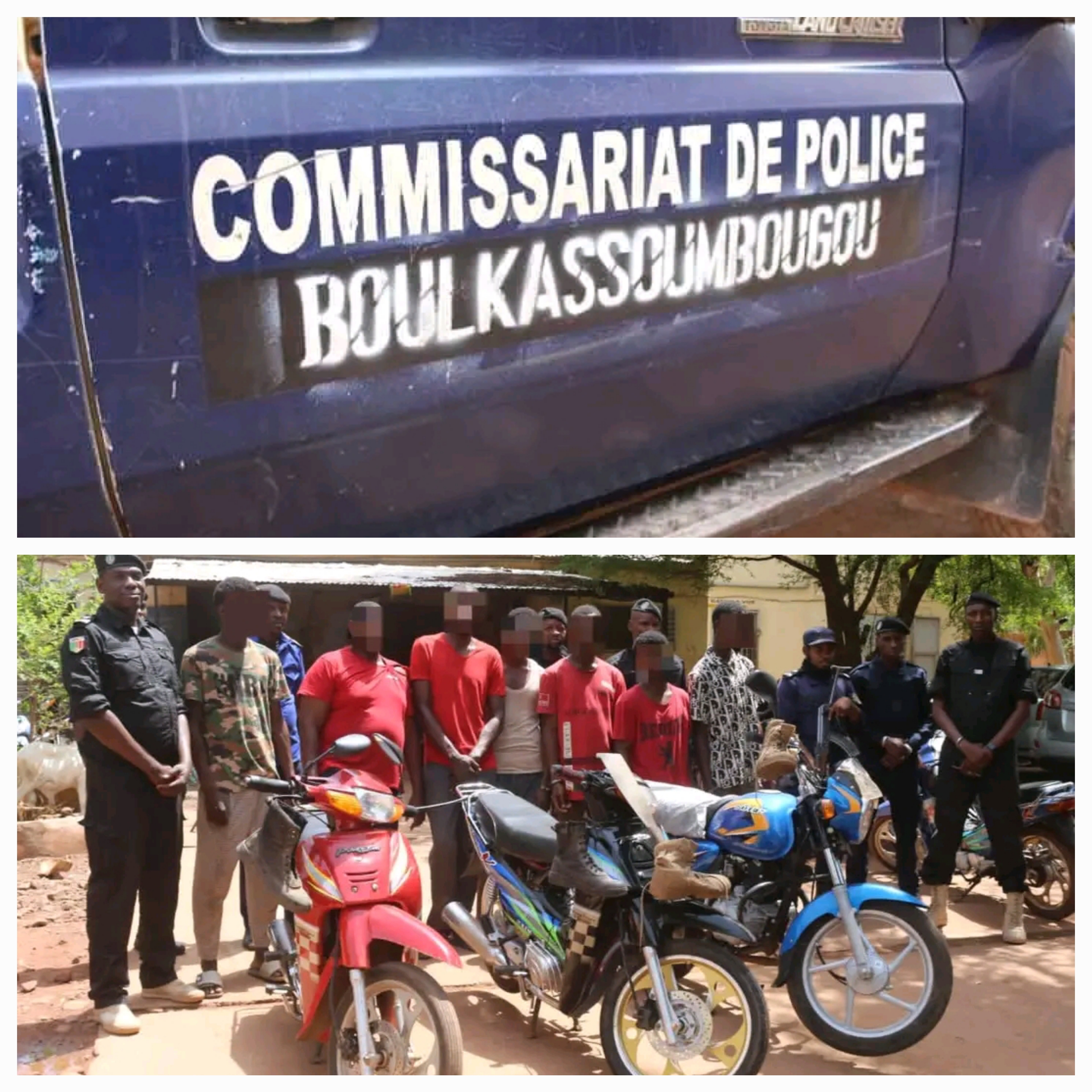 Bamako : Sept présumés braqueurs mis aux arrêts par le commissariat de police de Boulkassoumbougou