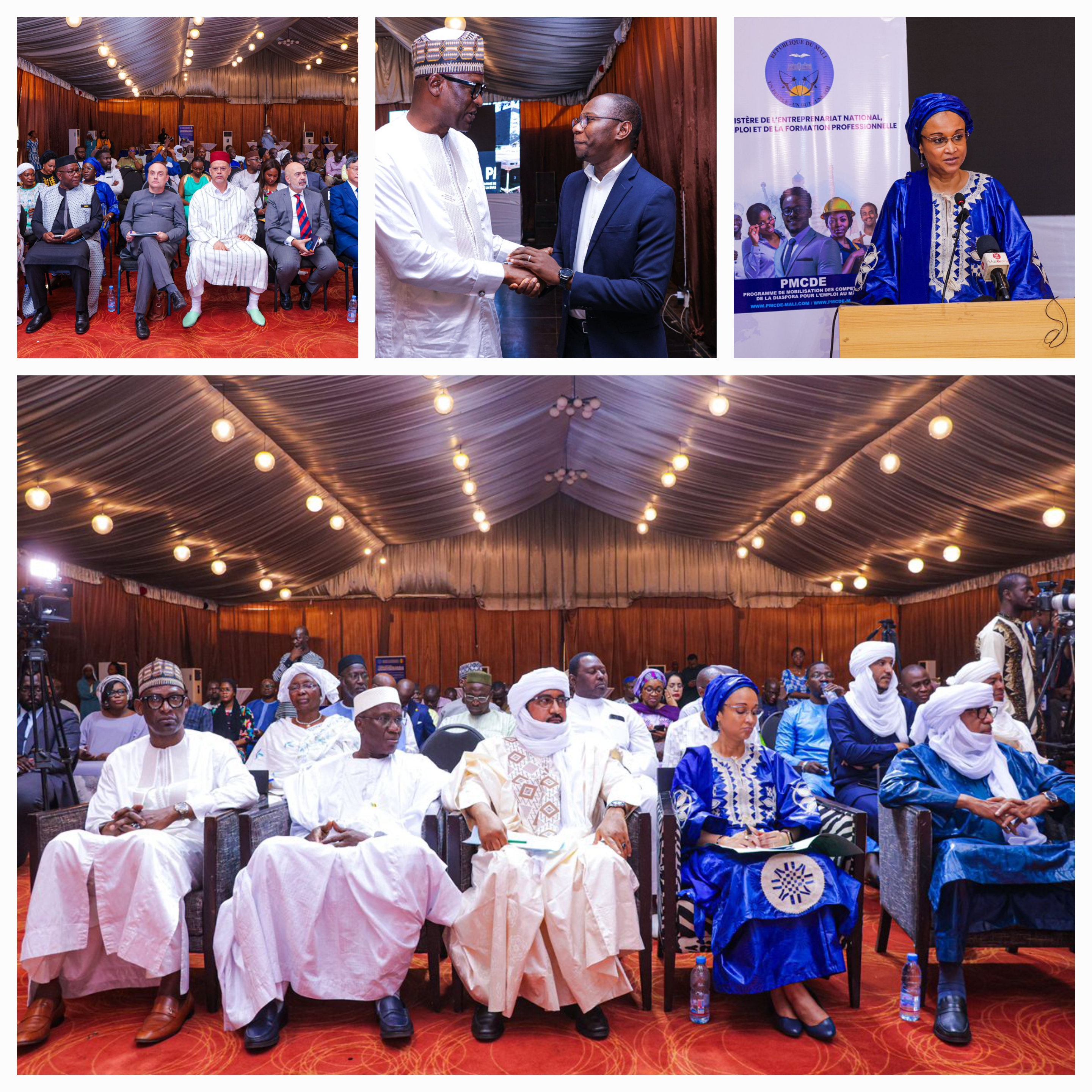 Cérémonie de lancement officiel de la Plateforme du Programme de Mobilisation des Compétences de la Diaspora pour l’Emploi au Mali (PMCDE.MALI.COM