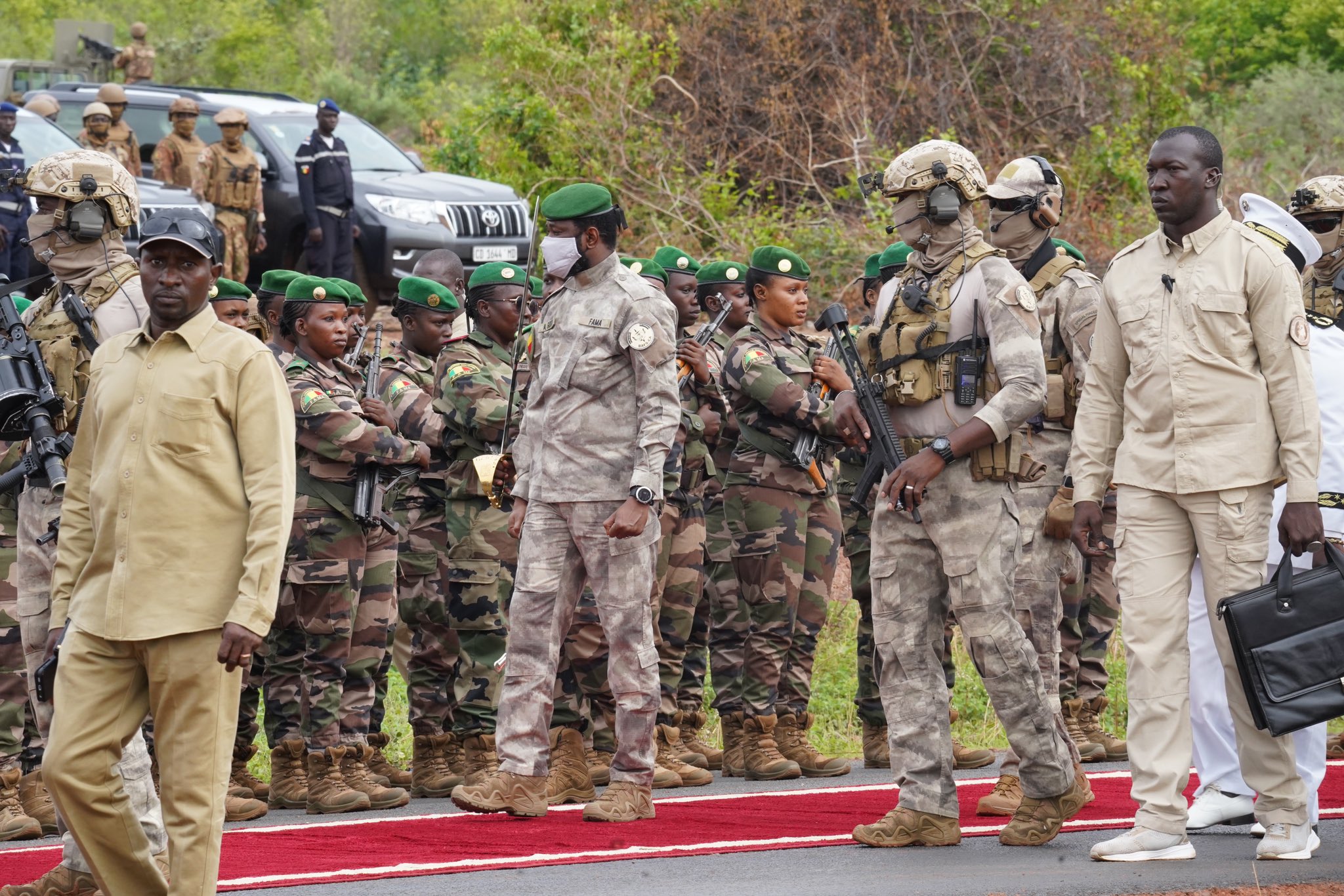 Sikasso : arrivée de SE, le Colonel ASSIMI GOÏTA, dans la commune rurale de Gongasso 