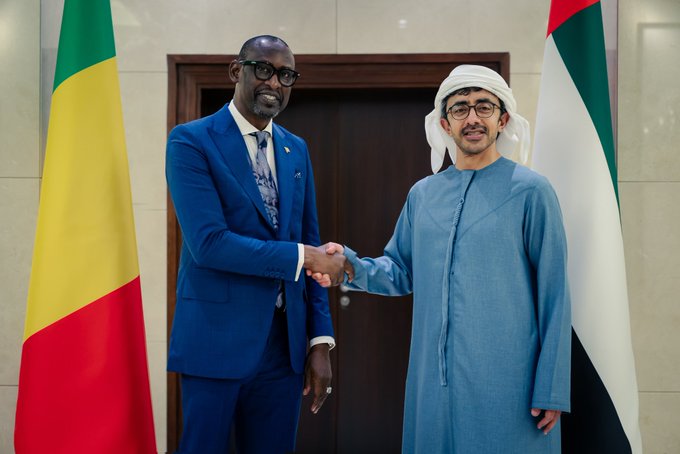 Ministre des Affaires étrangères et de la Coopération internationale du Mali en visite de travail et d'amitié à Abu Dhabi 