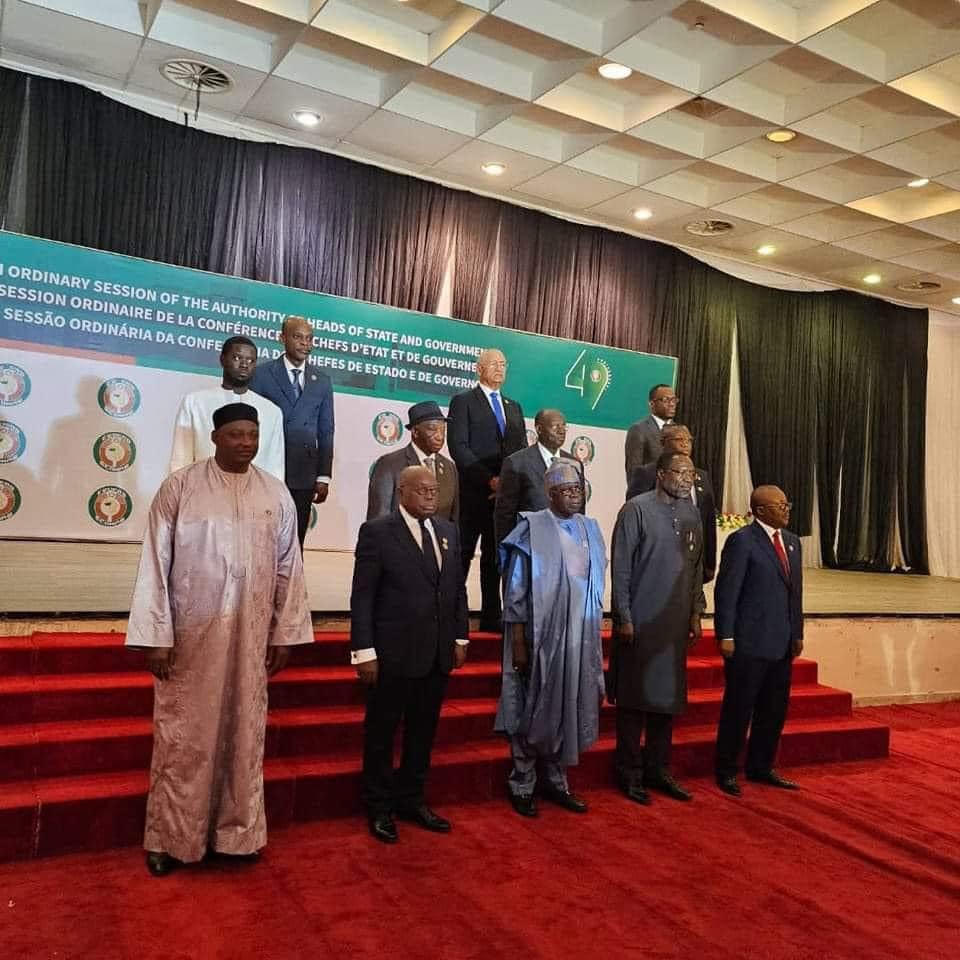 65e sommet de la CEDEAO : Visa obligatoire pour les ressortissants du Mali, du Burkina Faso et du Niger