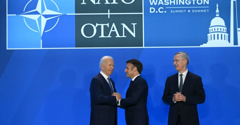 Sommet de l’Otan: Emmanuel Macron fait une entrée discrète