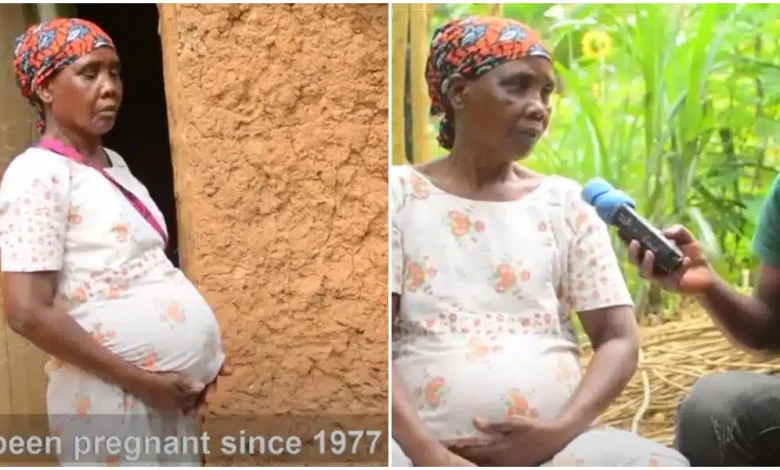 Une femme raconte son histoire mystérieuse : enceinte depuis 45 ans