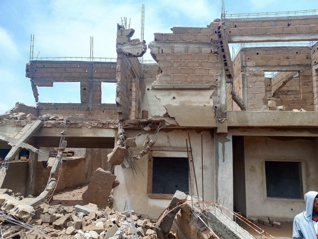 Ségou: l'effondrement d'un immeuble fait plusieurs victimes au quartier Lafiabougou 