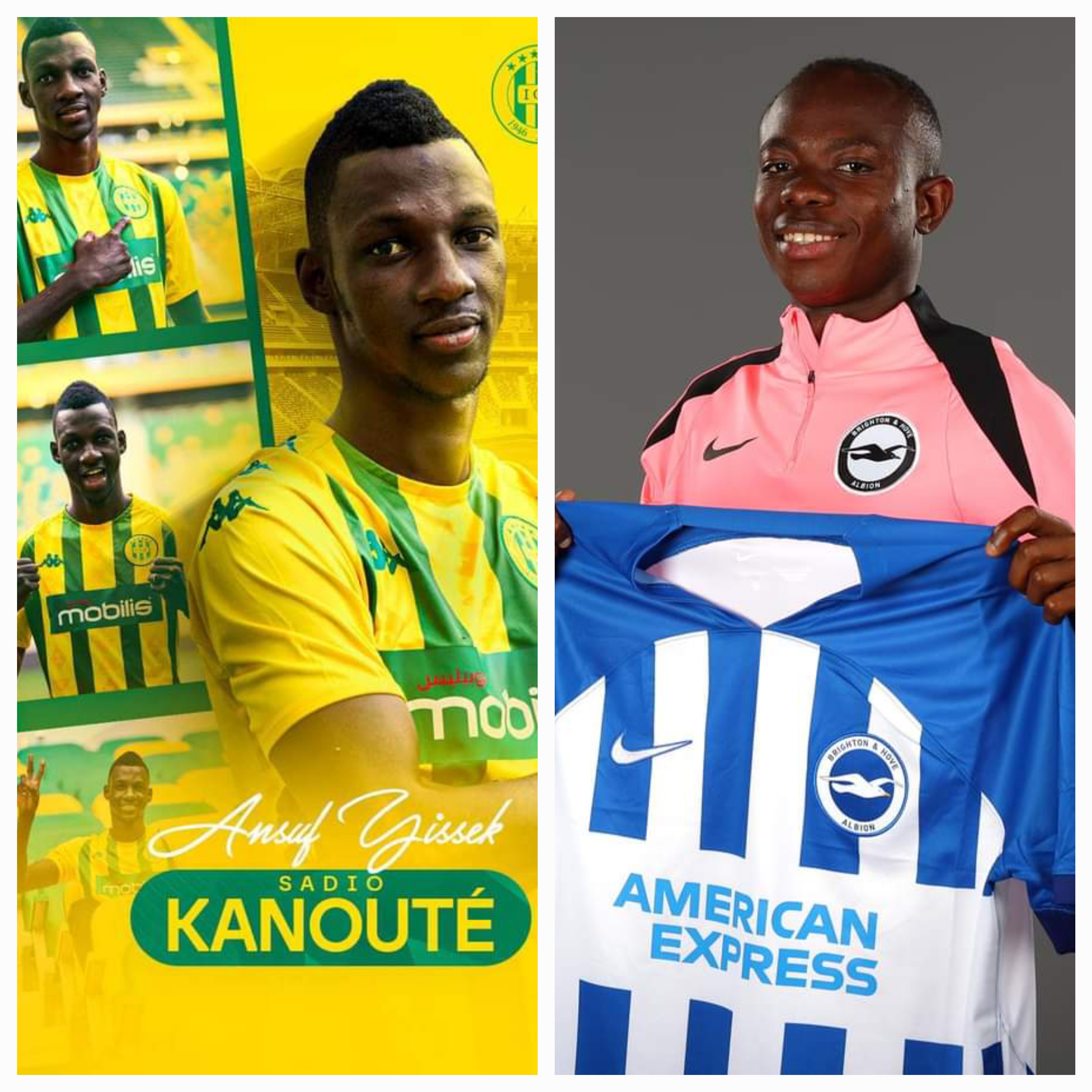 Football transfert : nouvelle aventure pour Sadio Kanouté et Malick Yalcouyé.