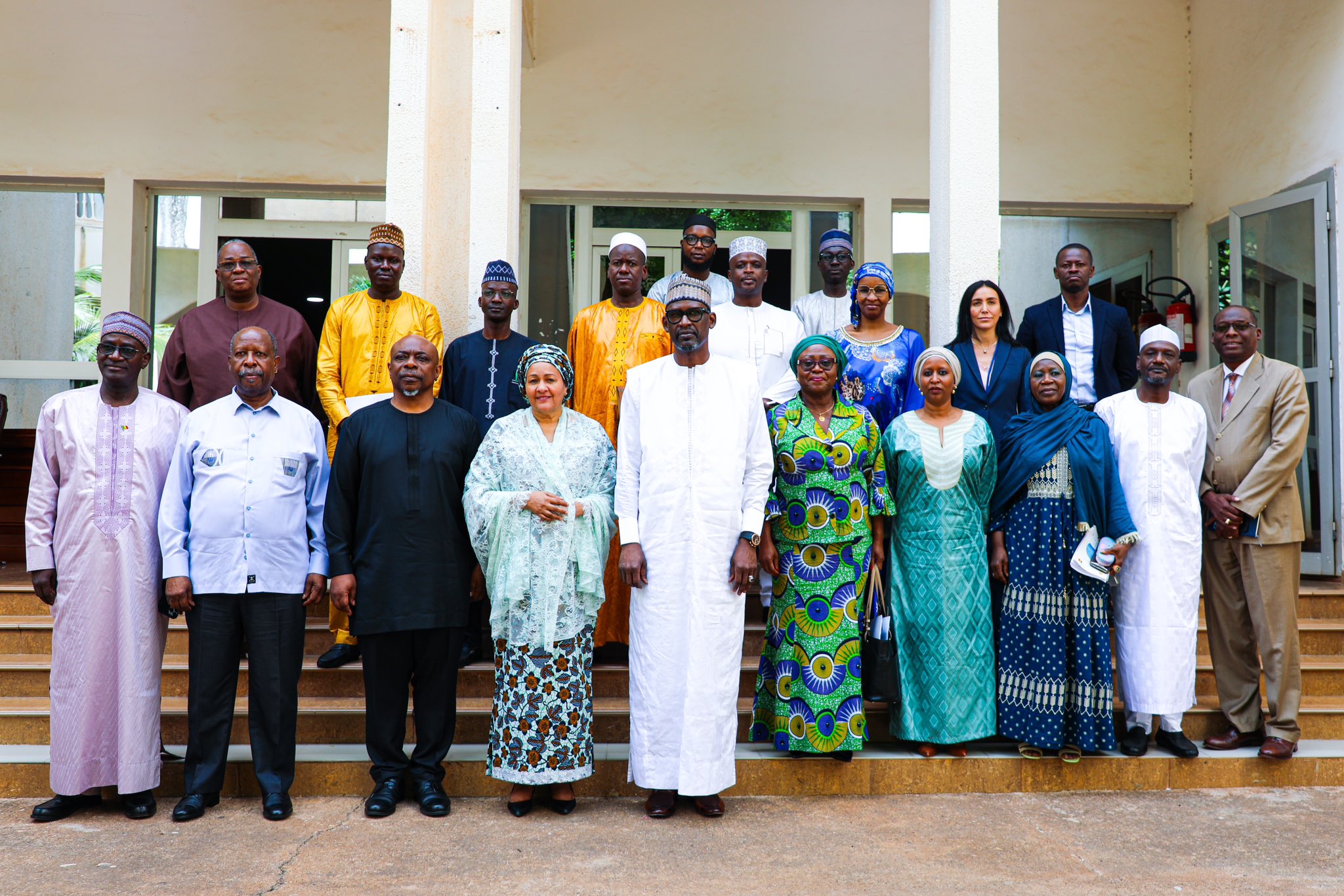 Séance de travail élargie entre mes délégations maliennes et onusiennes 