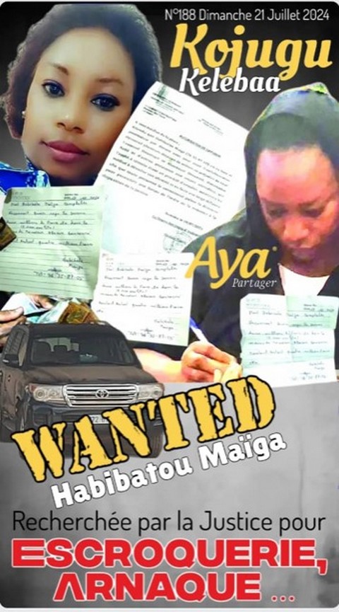Habibatou Maïga Wanted: : Recherchée par la justice pour escroquerie, arnaque…