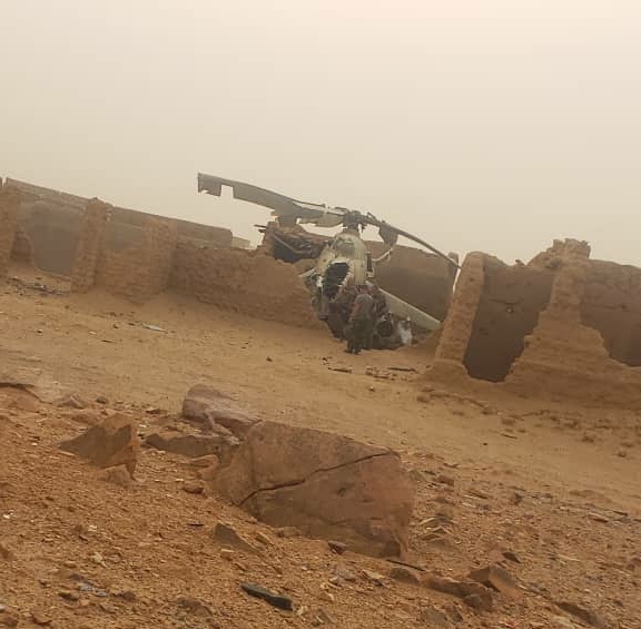 Kidal : Atterrissage forcé d’un hélicoptère des FAMa