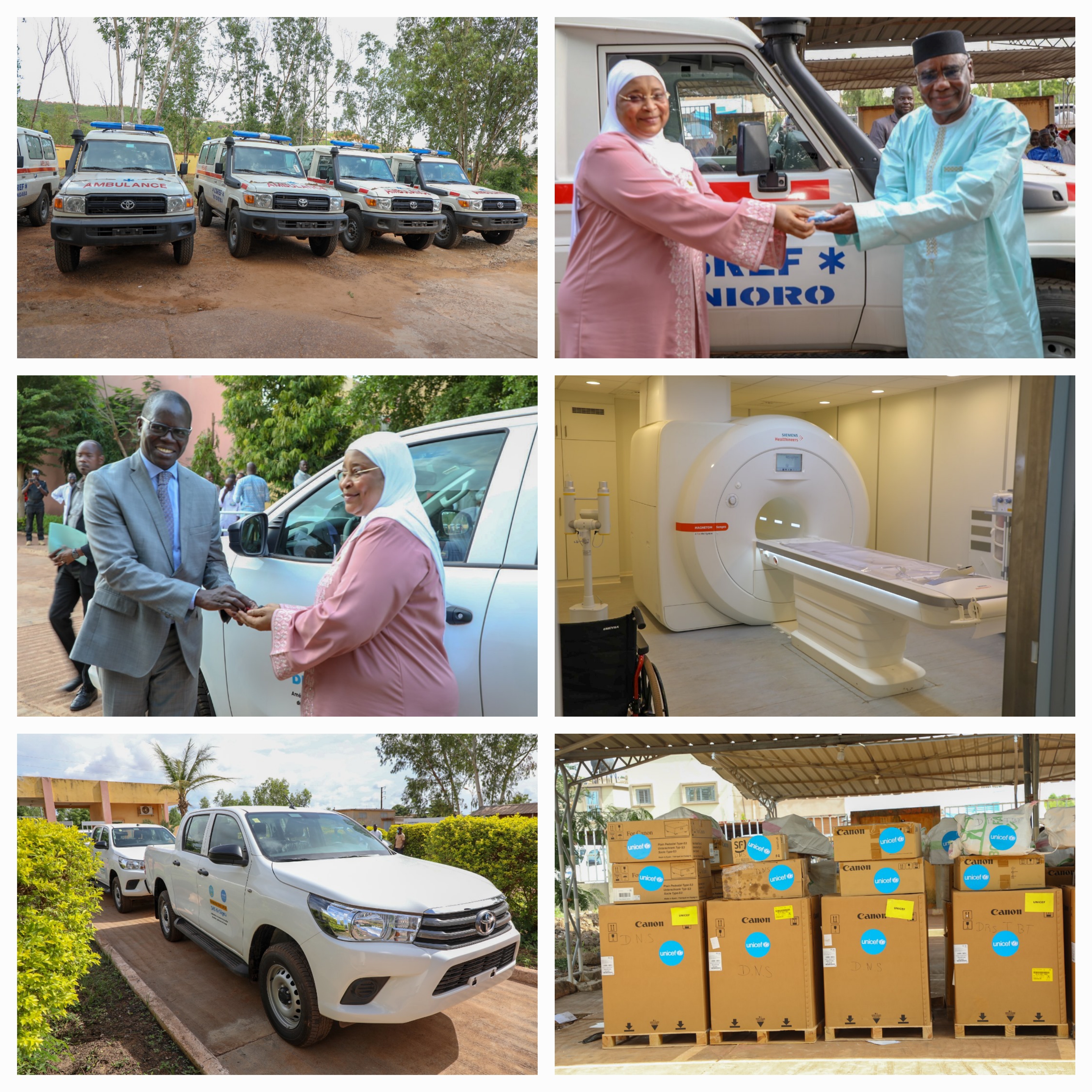 Hôpital du Mali et directions régionales de la santé : L'UNICEF offre des équipements de dernière génération !