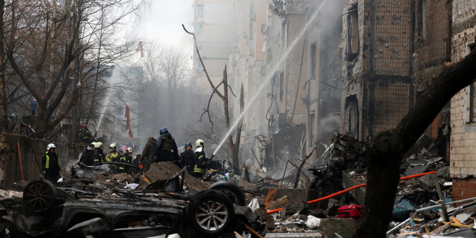 Ukraine : plusieurs explosions entendues à Kiev