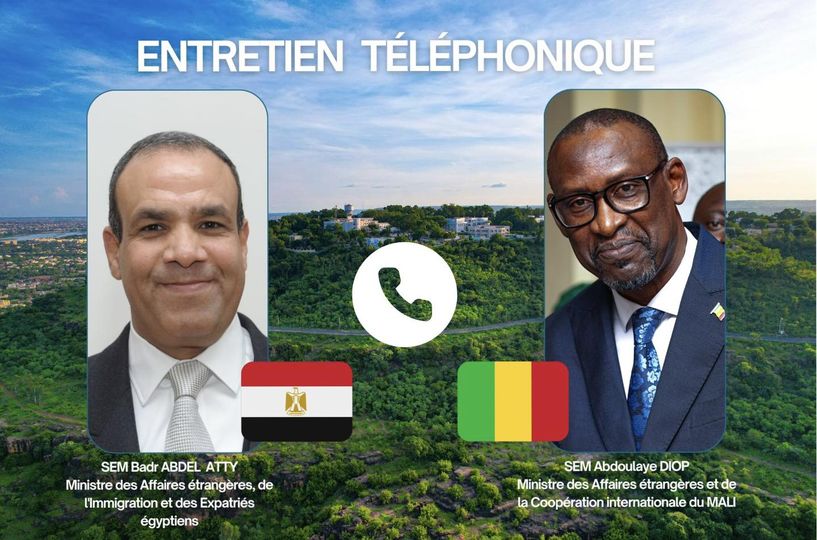 Coopération : L'Égypte réaffirme son intérêt à renforcer et diversifier ses relations avec le Mali.