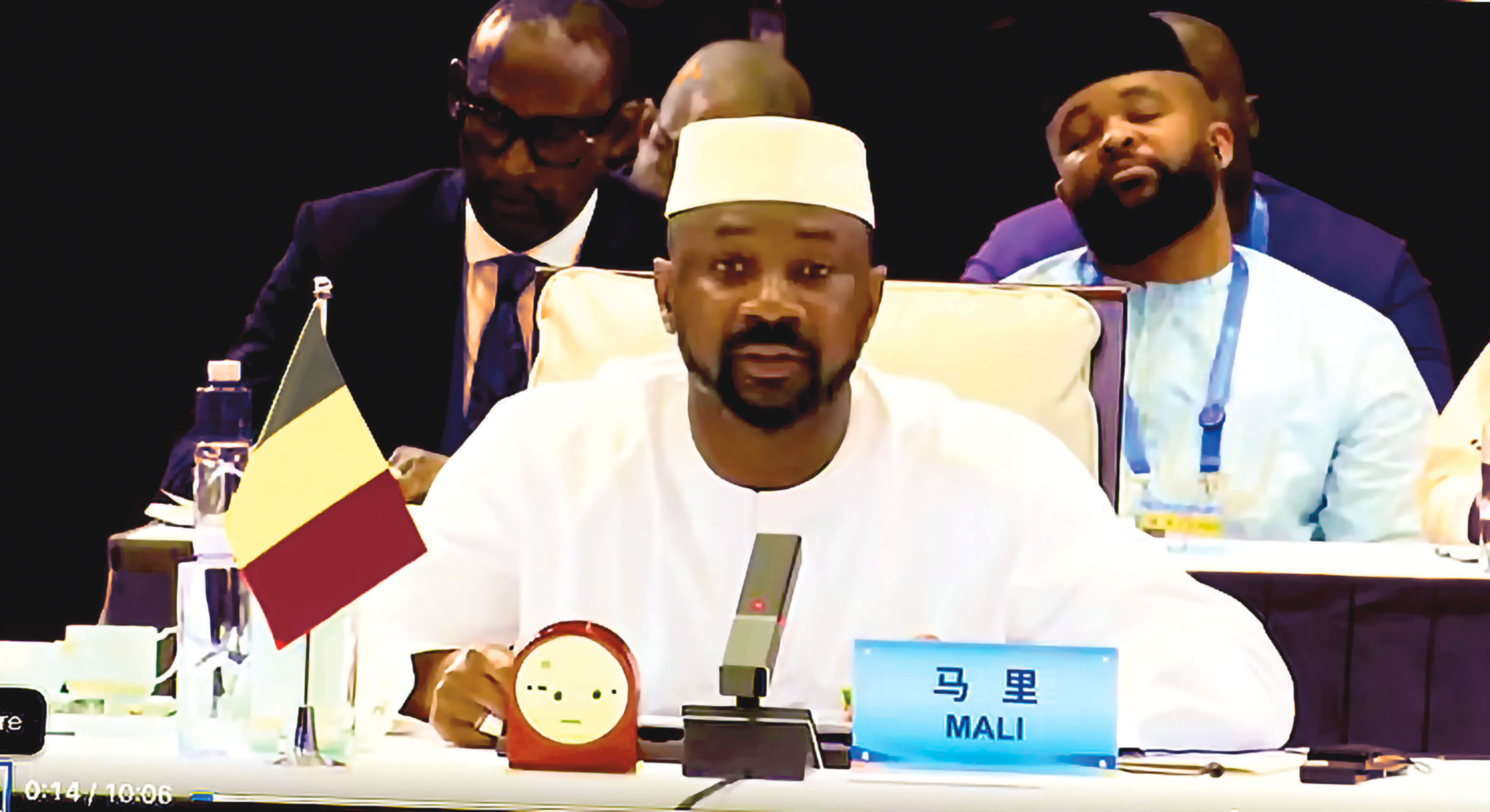 Assimi Goïta lors de l’ouverture du 9e Forum de Coopération Sino-Africaine (FOCAC) à Beijing :  « Le Mali exprime sa profonde gratitude envers ses partenaires sincères dont la République populaire de Chine… » 