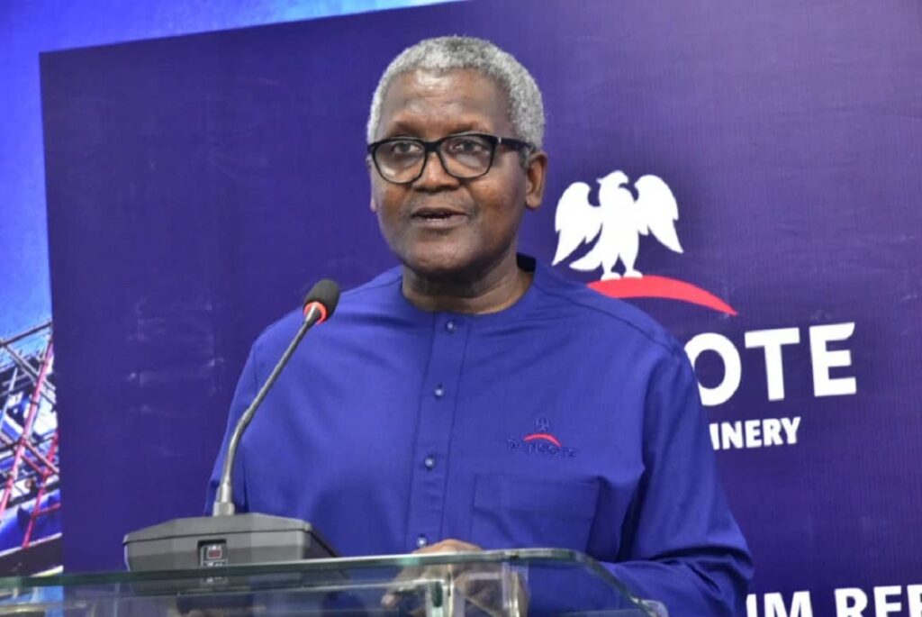 Nigeria : c’est effectif ; l’essence de la raffinerie d’Aliko Dangote est…