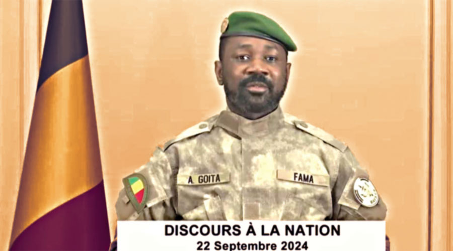 64ème anniversaire de l’indépendance du Mali : Le Président de la Transition réaffirme sa volonté de lutter contre le terrorisme