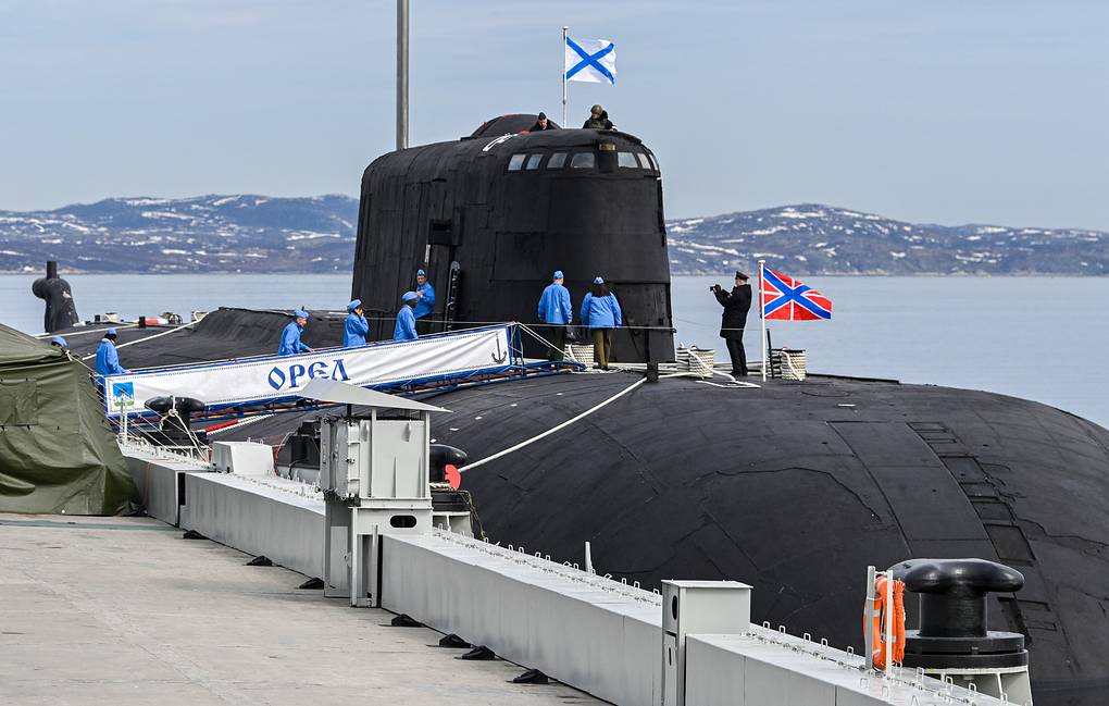 Deux sous-marins stratégiques russes arrivent à la base de la flotte du Pacifique