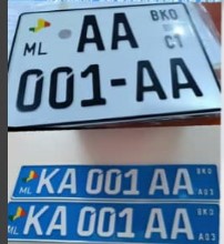 Mali : de nouvelles plaques pour moderniser le parc automobile