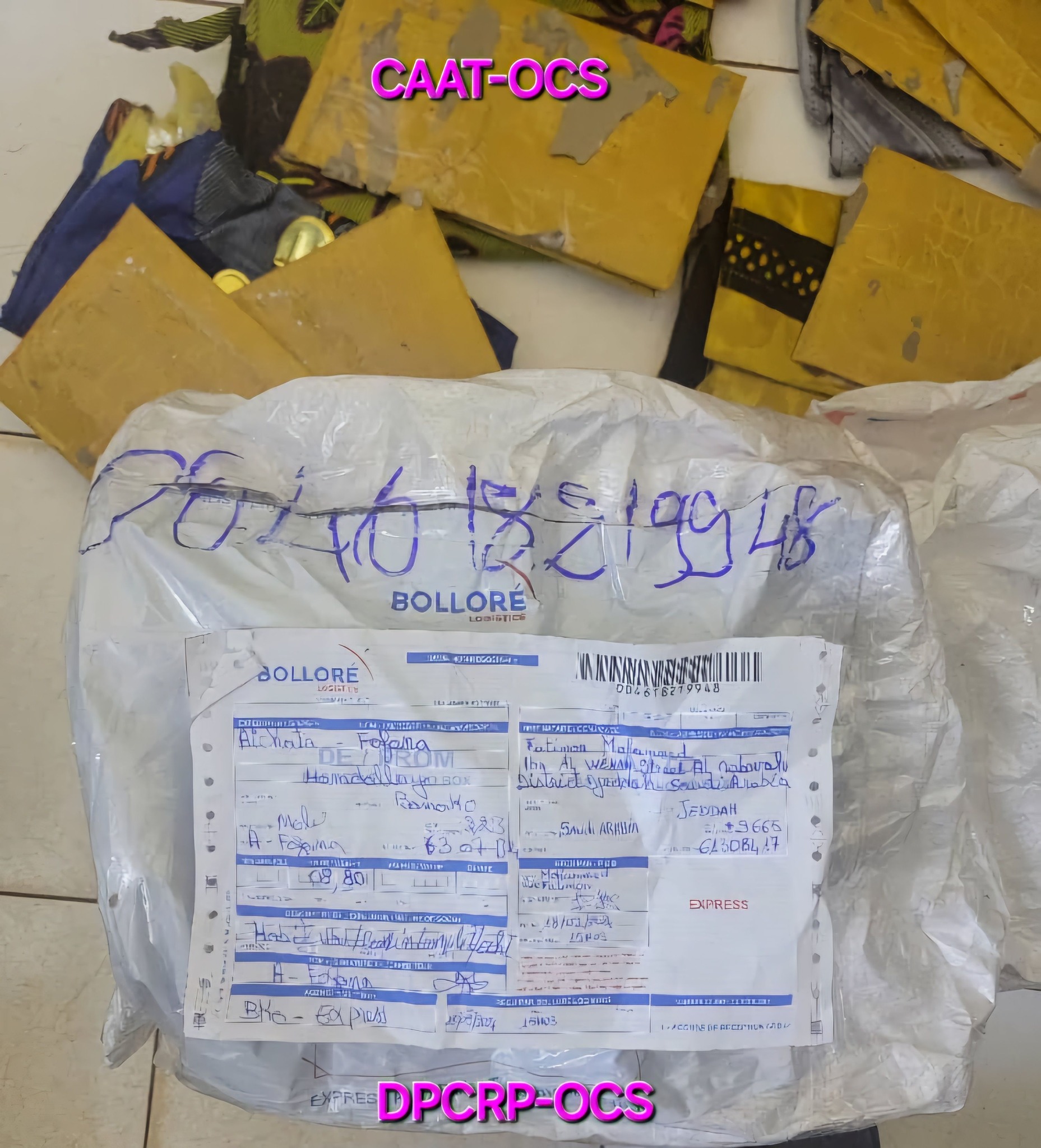 Mali : 2,418 Kg de cocaïne saisie à l'Aéroport International Président Modibo KEÏTA Bamako Sénou