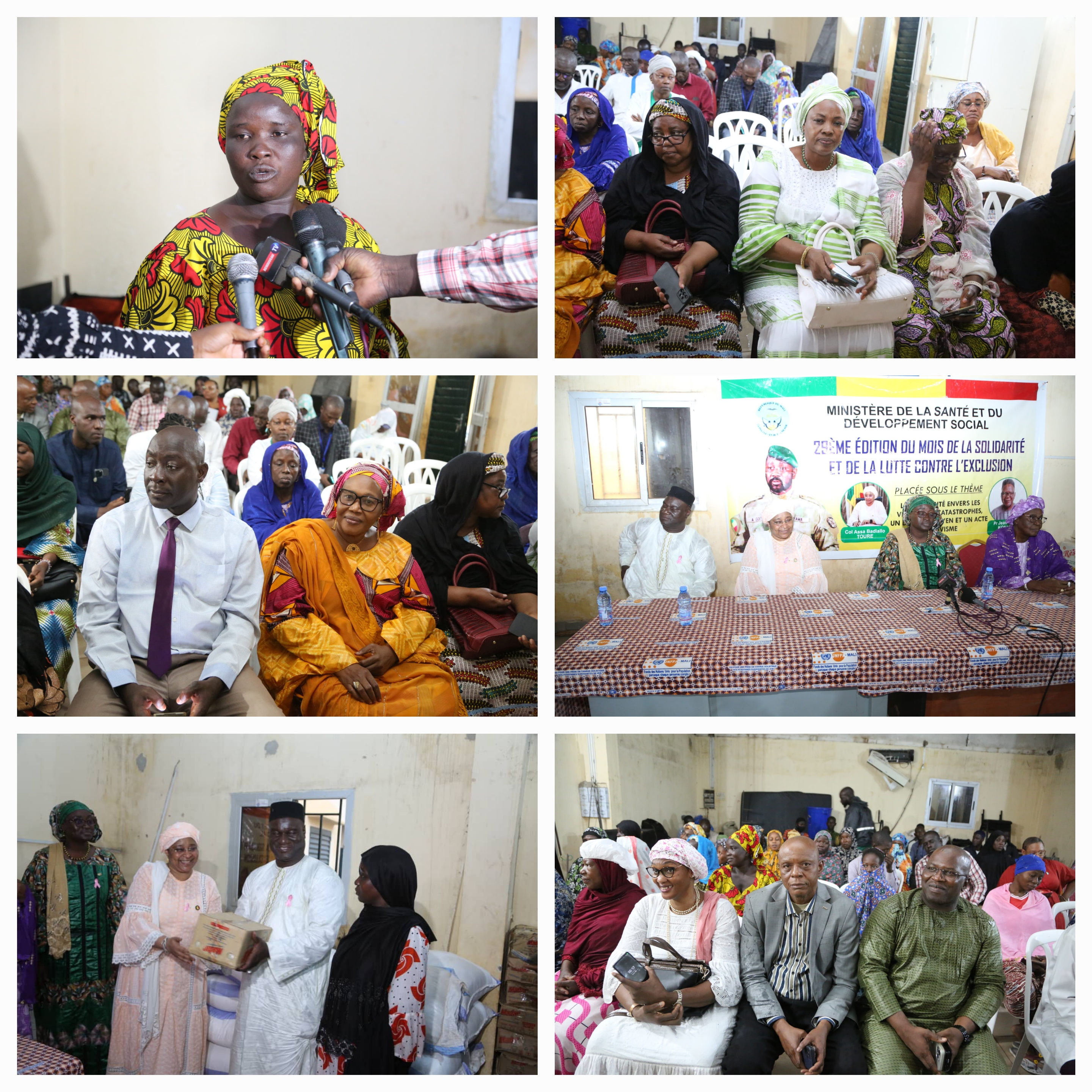 2è semaine du Mois de la solidarité : Deux ministres aux cotés des malades mentaux et des fistuleuses