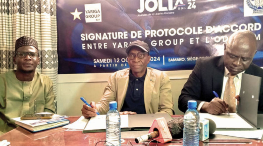 Accord entre l'ODDHDM du Mali et YARIGA GROUP de la Côte d’Ivoire : Une aubaine pour la promotion des droits humains