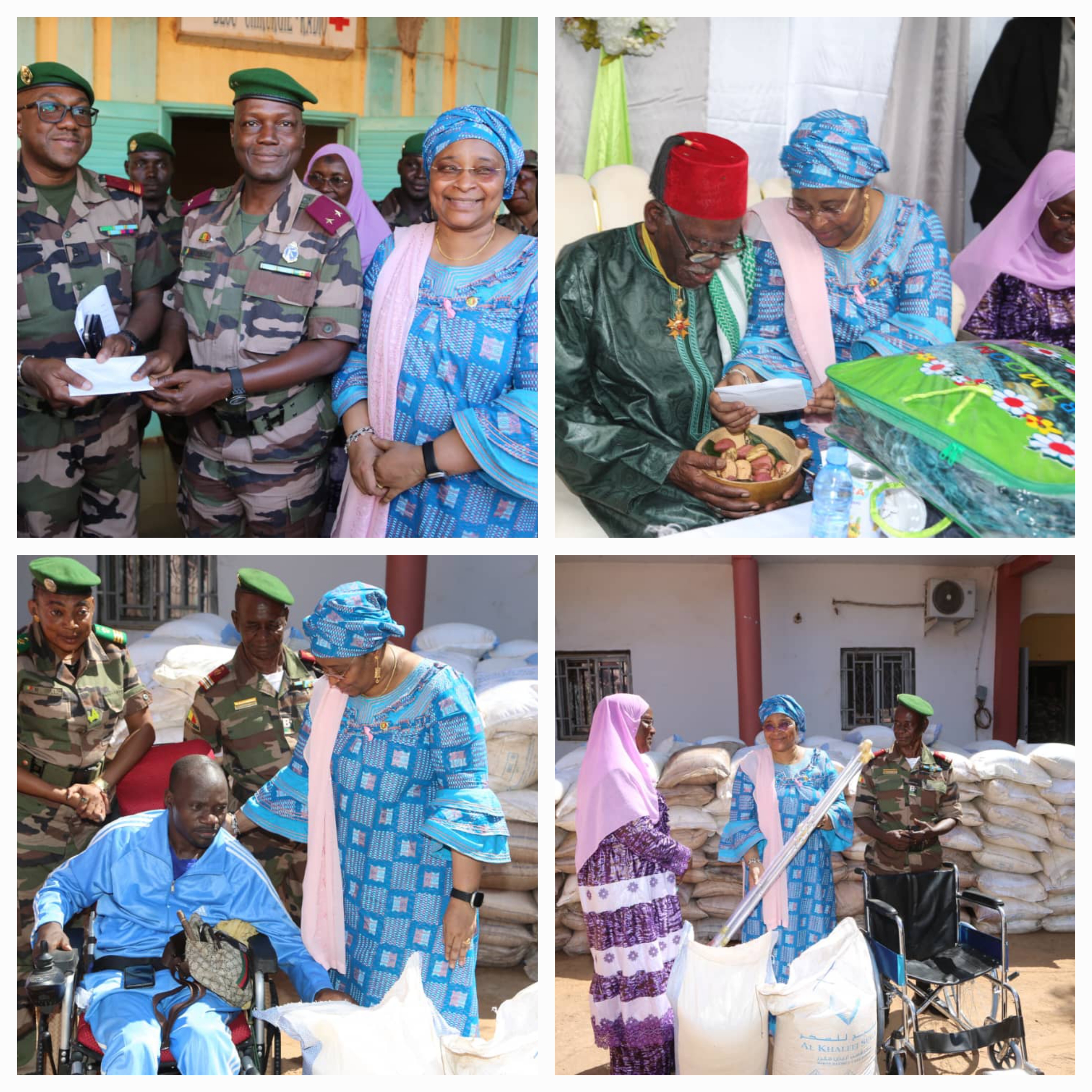 Mois de la Solidarité et de la Lutte contre l’Exclusion : La famille militaire honorée par un geste de cœur de Mme le ministre de la Santé et du développement Social à travers la Fondation pour la Solidarité.