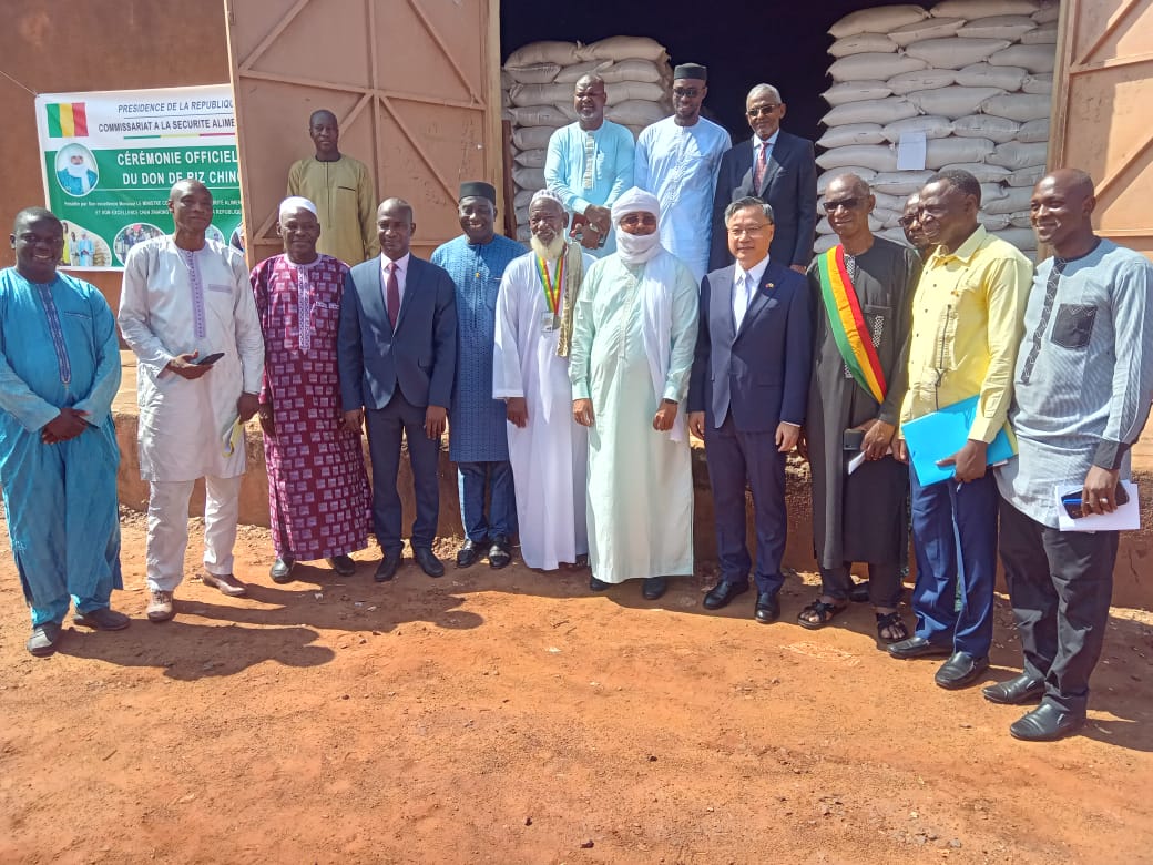 Coopération : La Chine offre 2000 tonnes de riz au Mali !