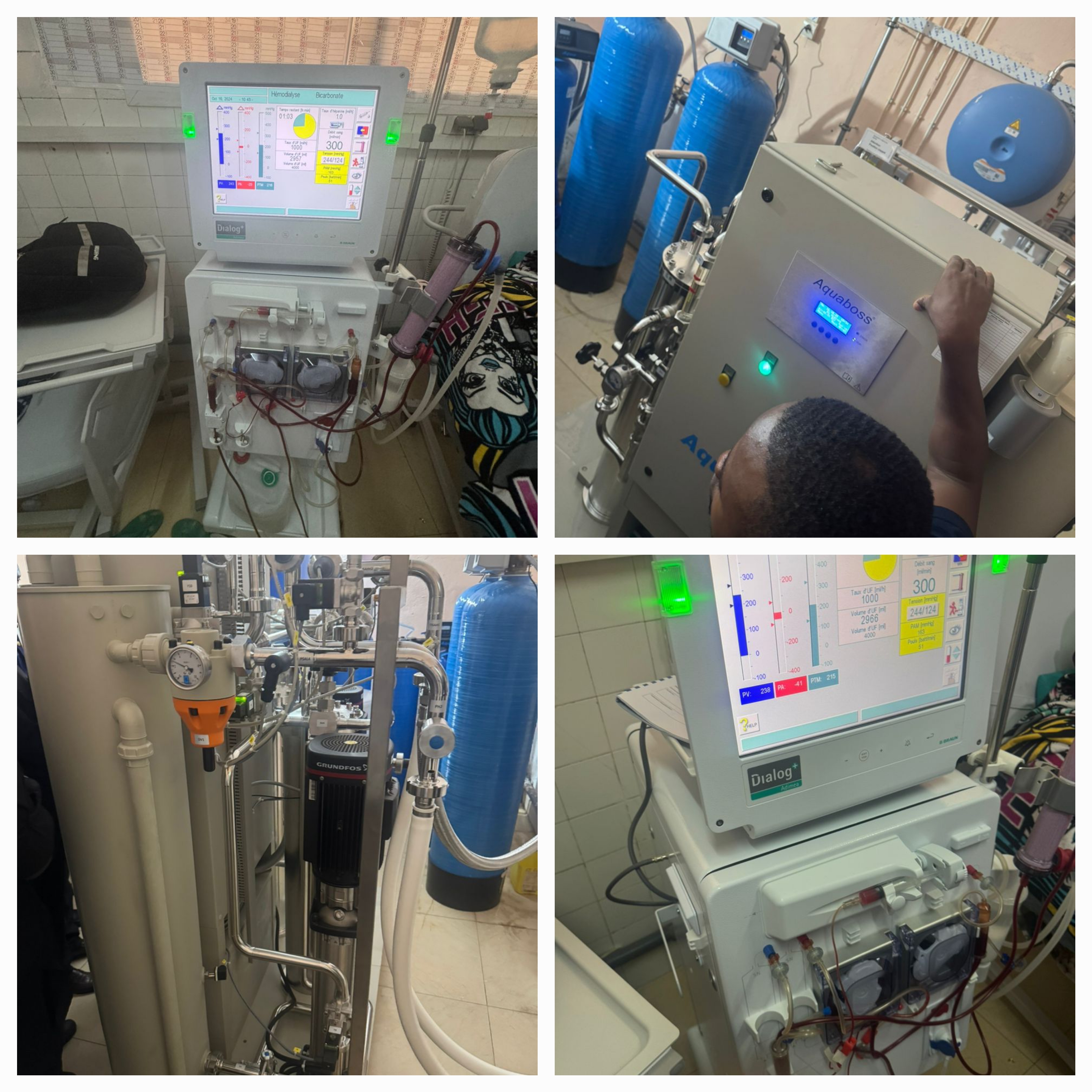 Don de 10 générateurs de dialyse à l'hôpital NIANKORO FOMBA de Ségou 