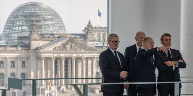 Joe Biden, Emmanuel Macron, Olaf Scholz et Keir Starmer appellent à une fin de la guerre à Gaza