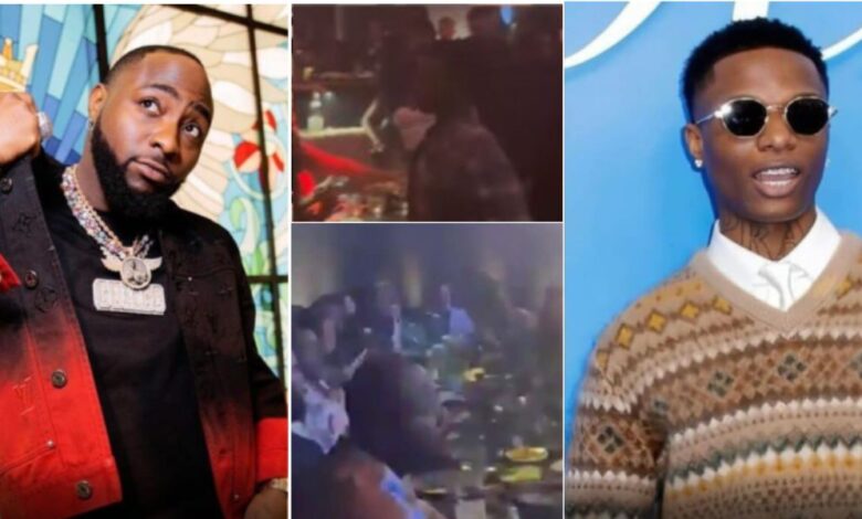 Wizkid et Davido se snobent dans une boîte de nuit de Londres-Vidéo