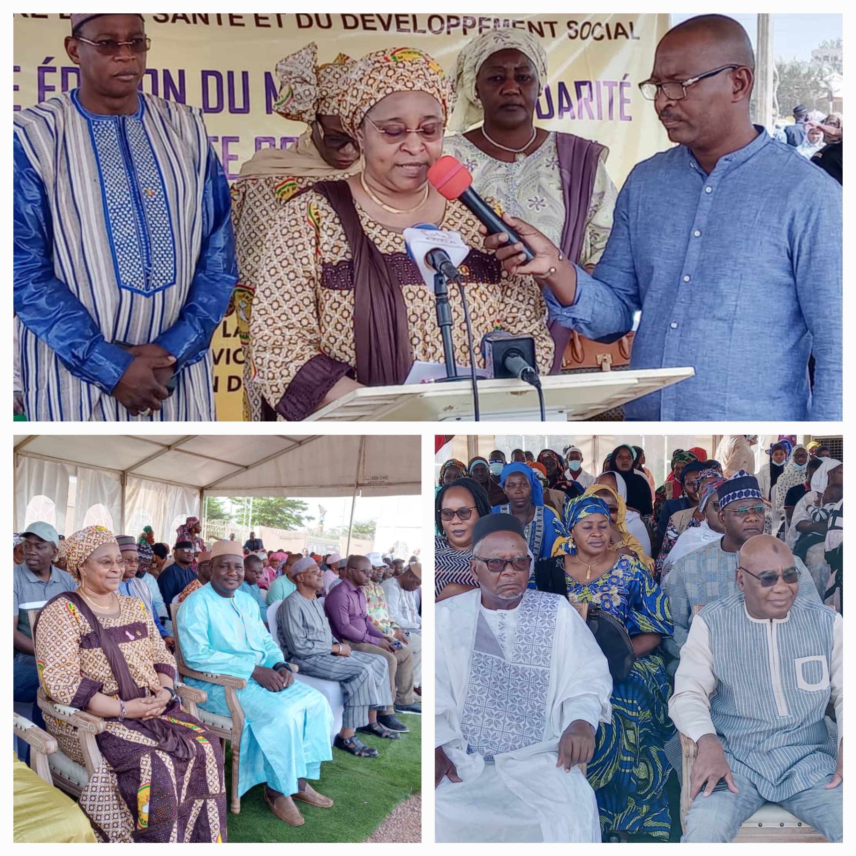 Mois de la solidarité et de la lutte contre l’exclusion : le Médecin Colonel ASSA BADIALLO TOURE poursuit avec des actions concrètes à travers une journée de consultations gratuites en commune VI du District de Bamako.