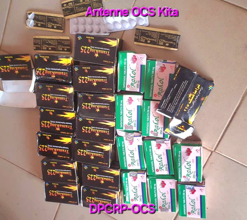 Lutte contre le trafic de drogue et des stupéfiants : Une saisie remarquable de substances psychoactives à Kita