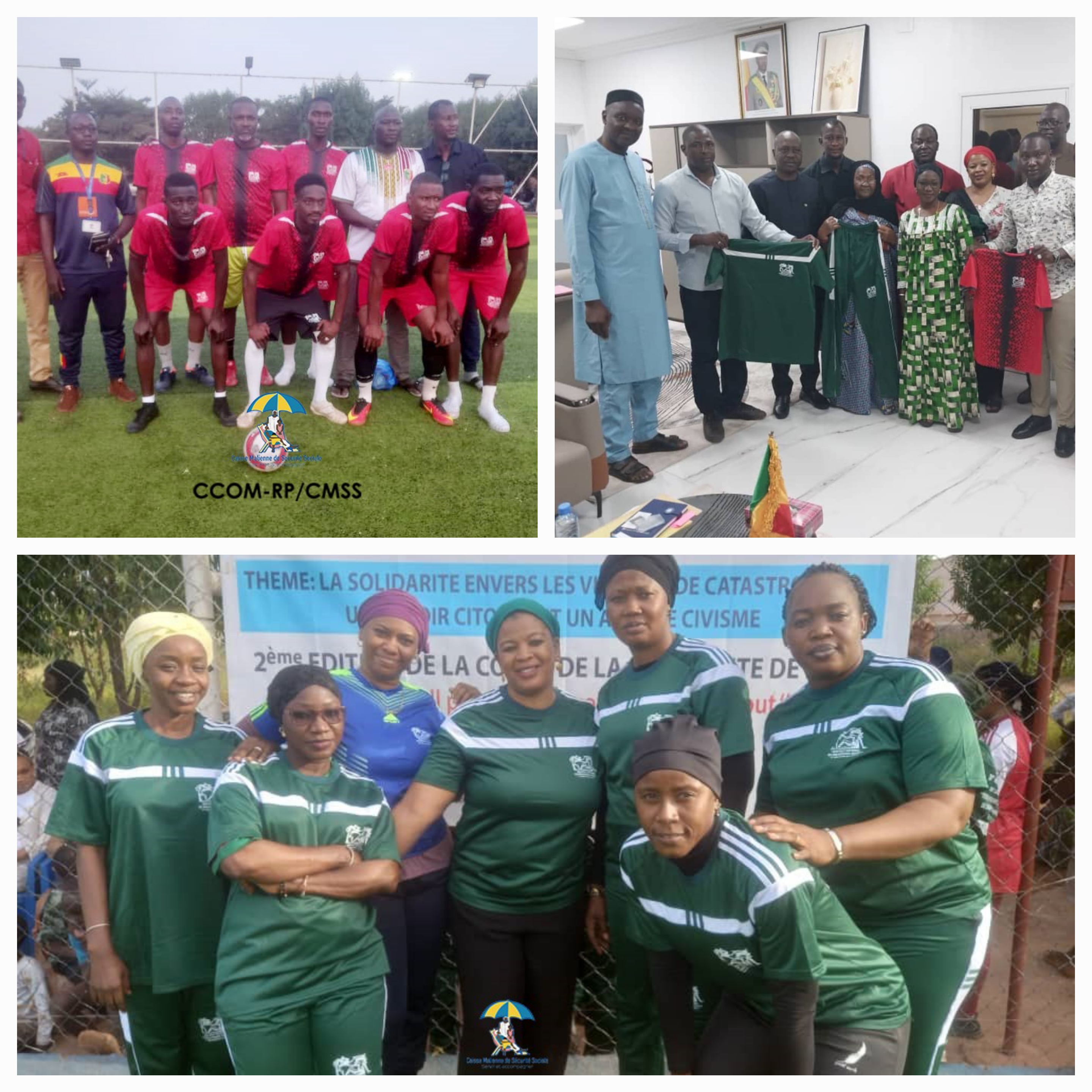 Coupe Solidarité des OPS : La CMSS Dames et Hommes bat la CANAM et l'ANAM lors des premiers matchs.