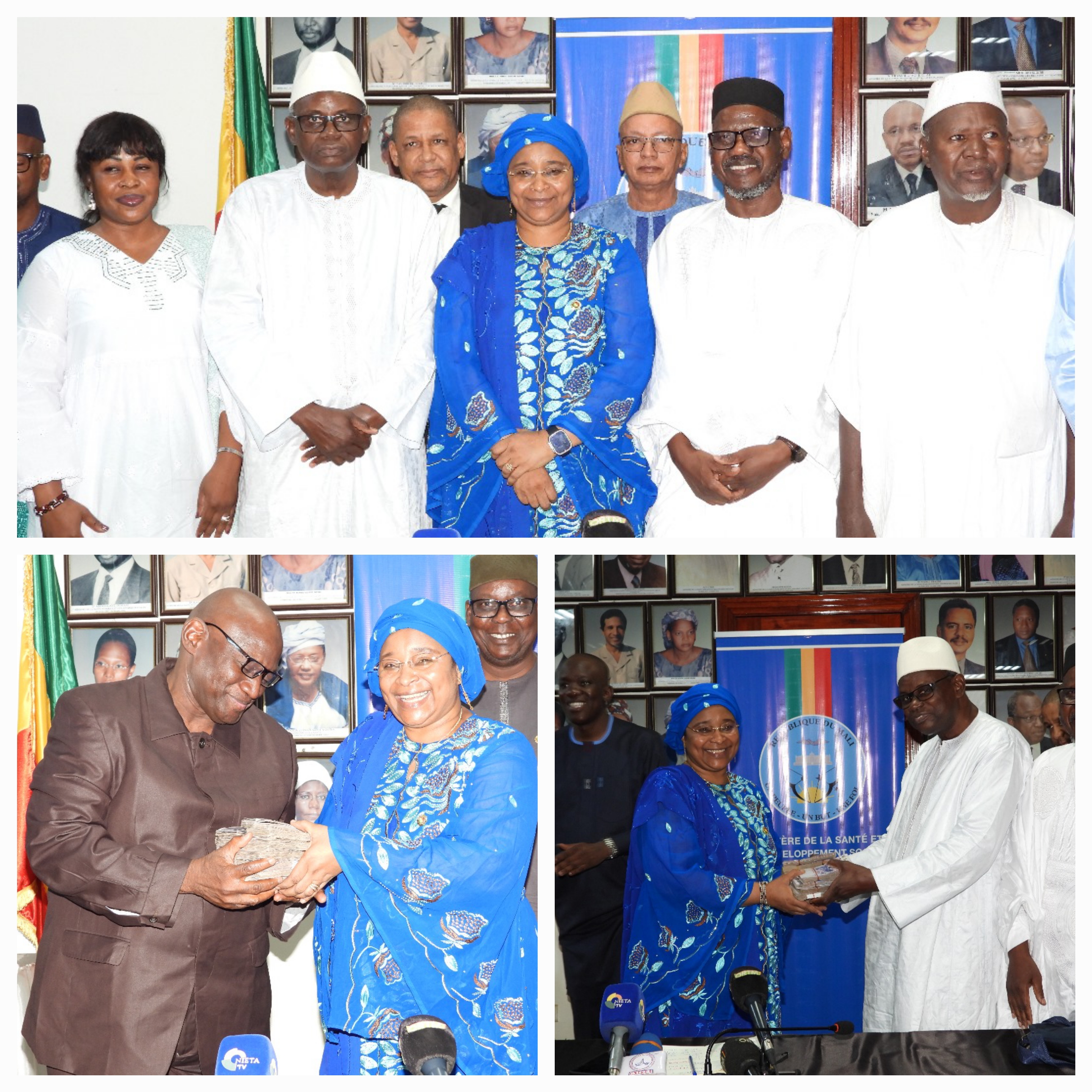 La chaîne de solidarité envers les sinistrés des inondations se renforce davantage : Le COREN fait don de 12 millions de Fcfa.