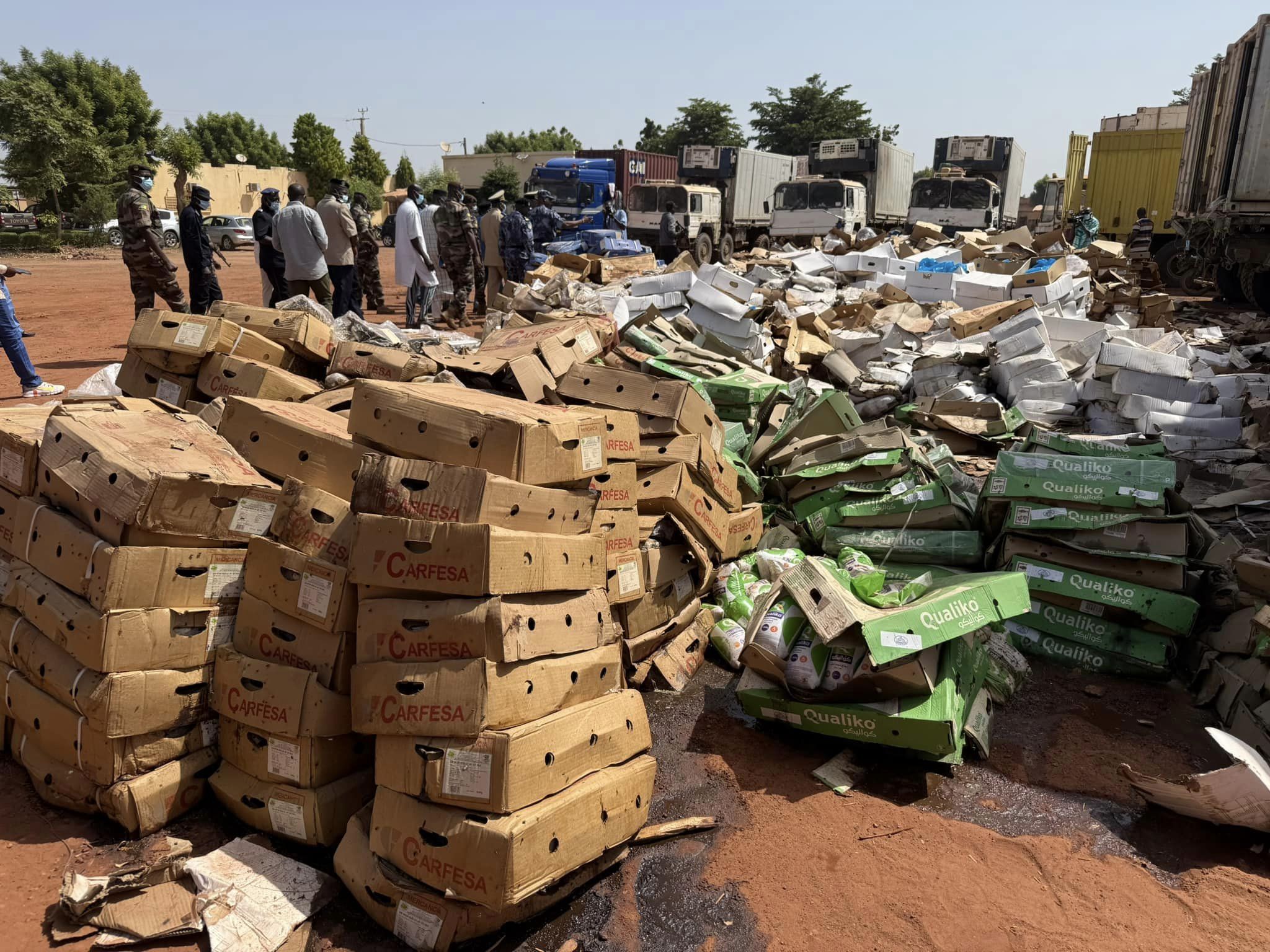 Lutte contre la fraude : 55 tonnes de viande avariée interceptées par la douane dans la région de Ségou