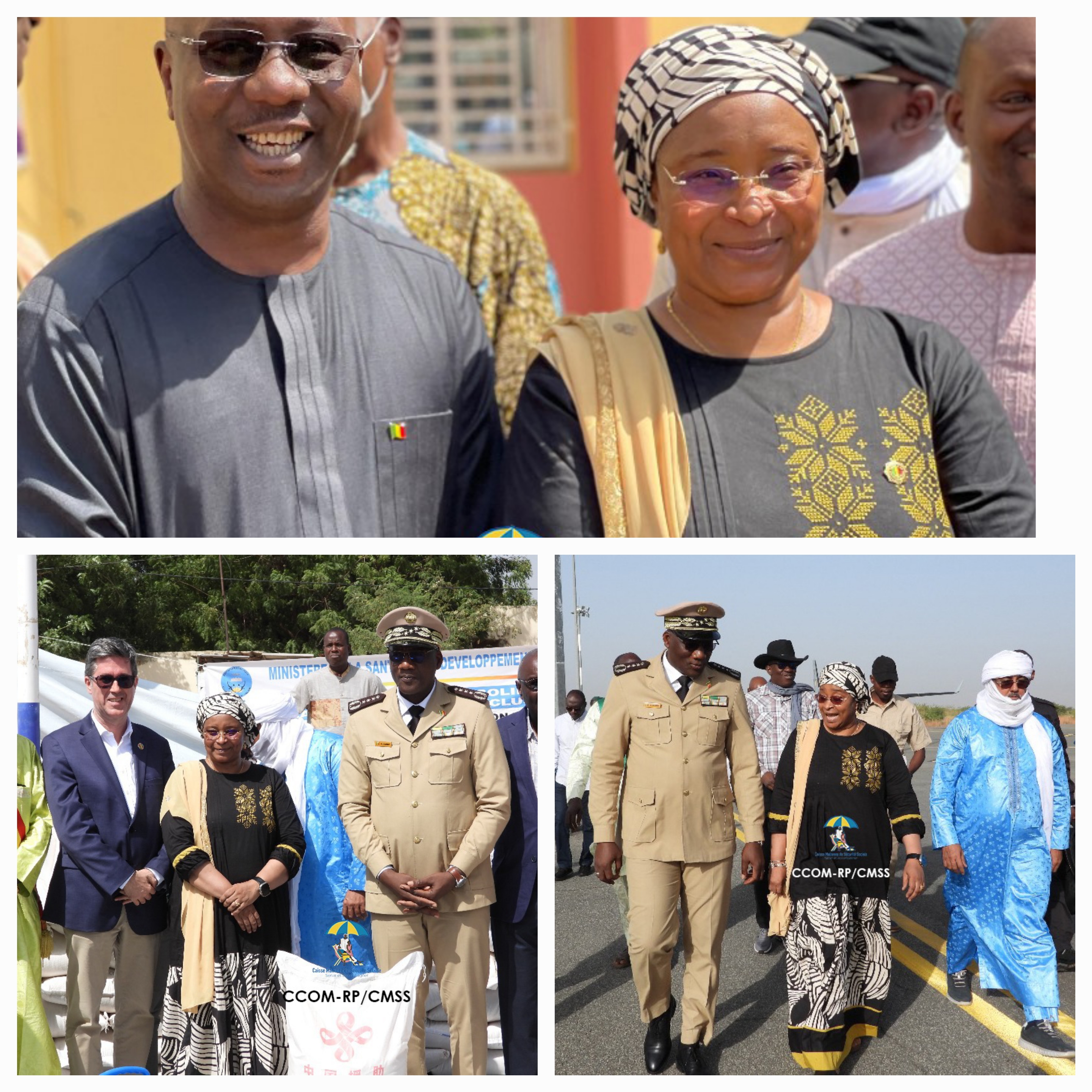 La générosité gouvernementale s’élargit sur Kayes : Le ministre Assa Badiallo TOURE porteur de la solidarité envers les populations affectées.