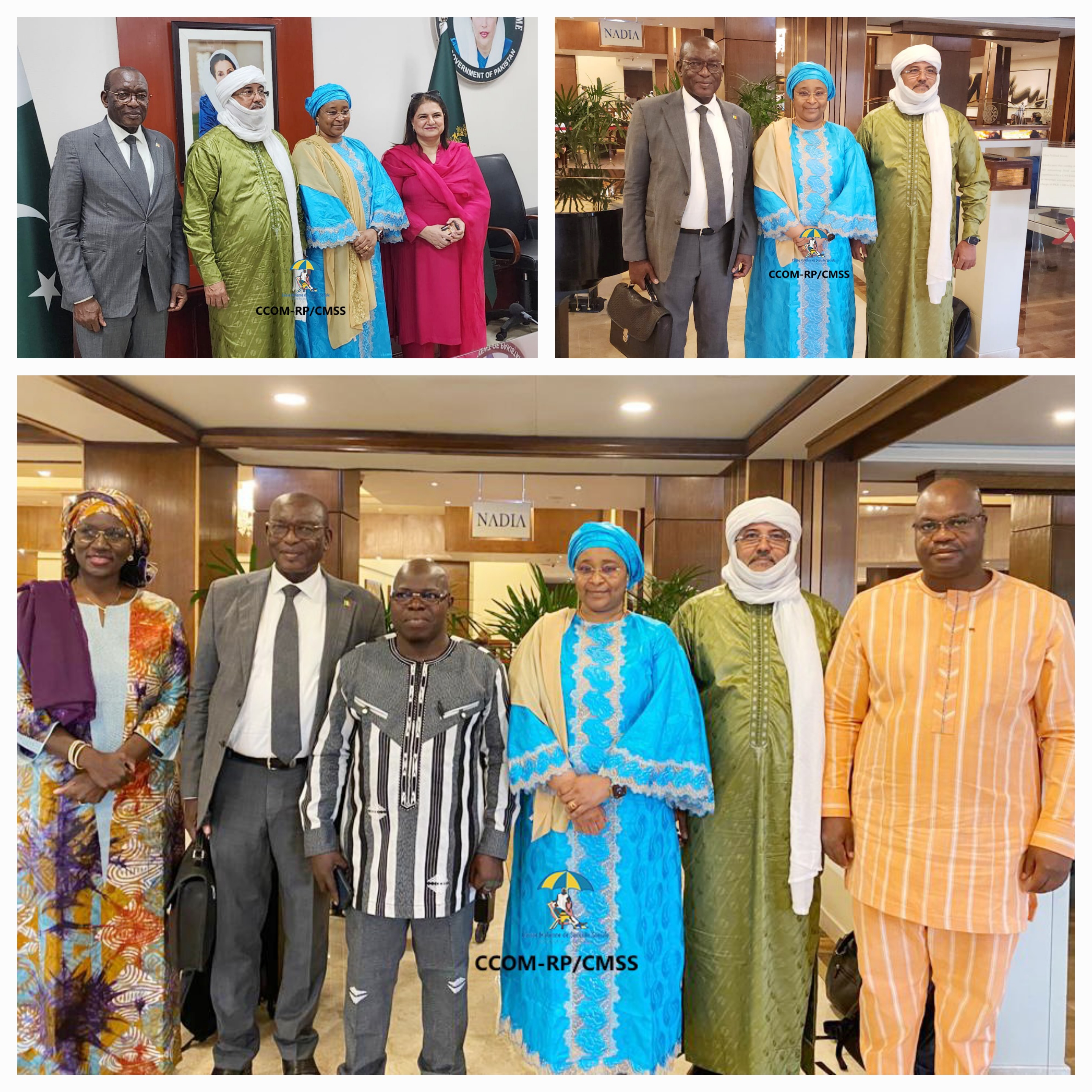 Visite d'échanges et de partage de haut niveau au Pakistan : Le colonel Assa Badiallo TOURE, ministre de la Santé et du Développement social, représente le Mali.