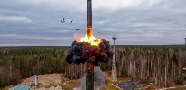 La Russie a tiré pour la première fois un missile intercontinental sur l'Ukraine