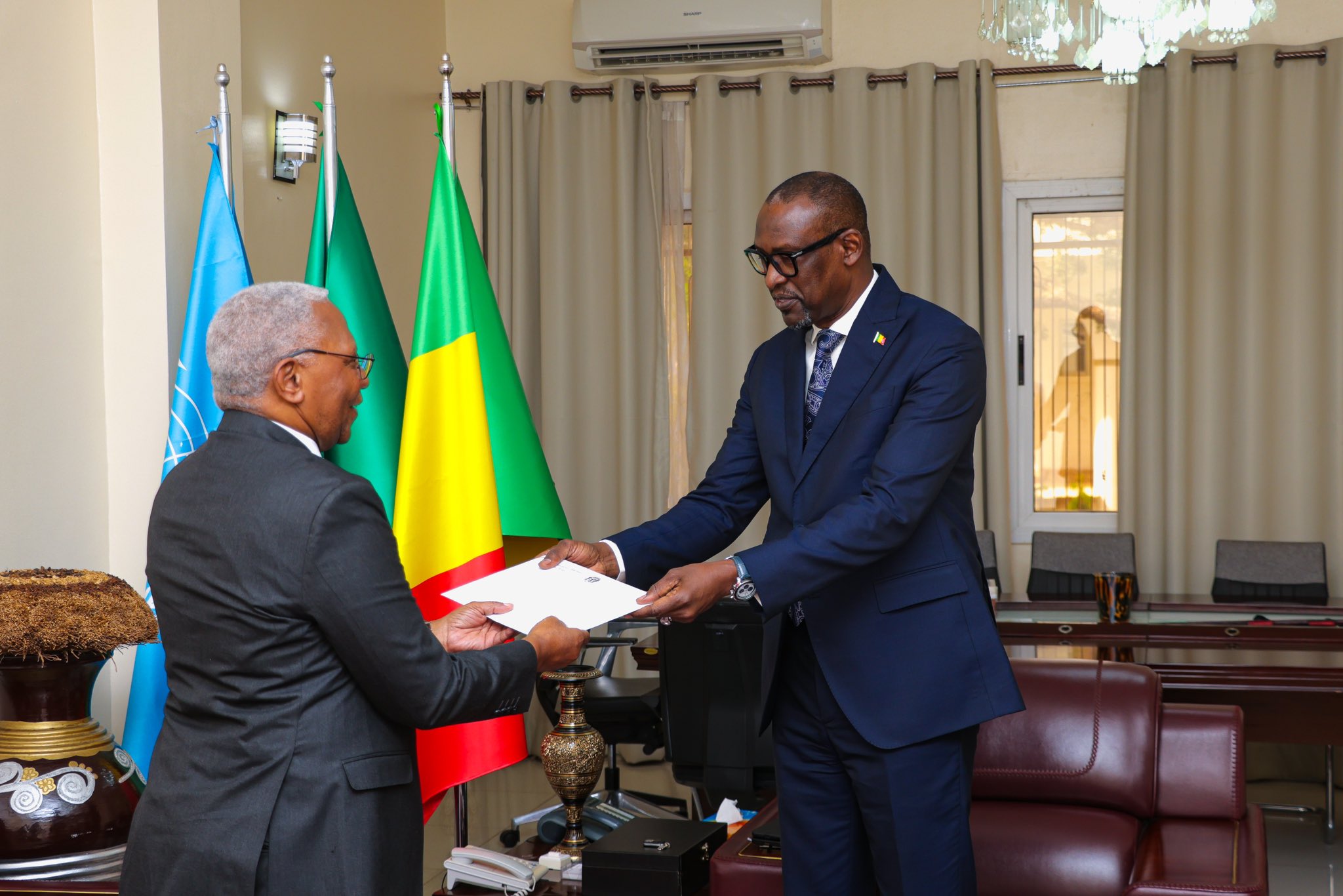 Bamako : Le ministre DIOP reçoit quatre nouveaux Ambassadeurs 