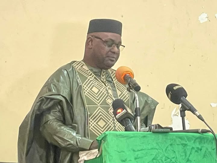 Discours du Président de la Maison de la Presse du Mali, Bandiougou DANTE  lors de la visite du Premier Ministre, le Général Abdoulaye MAIGA à la maison de la presse.