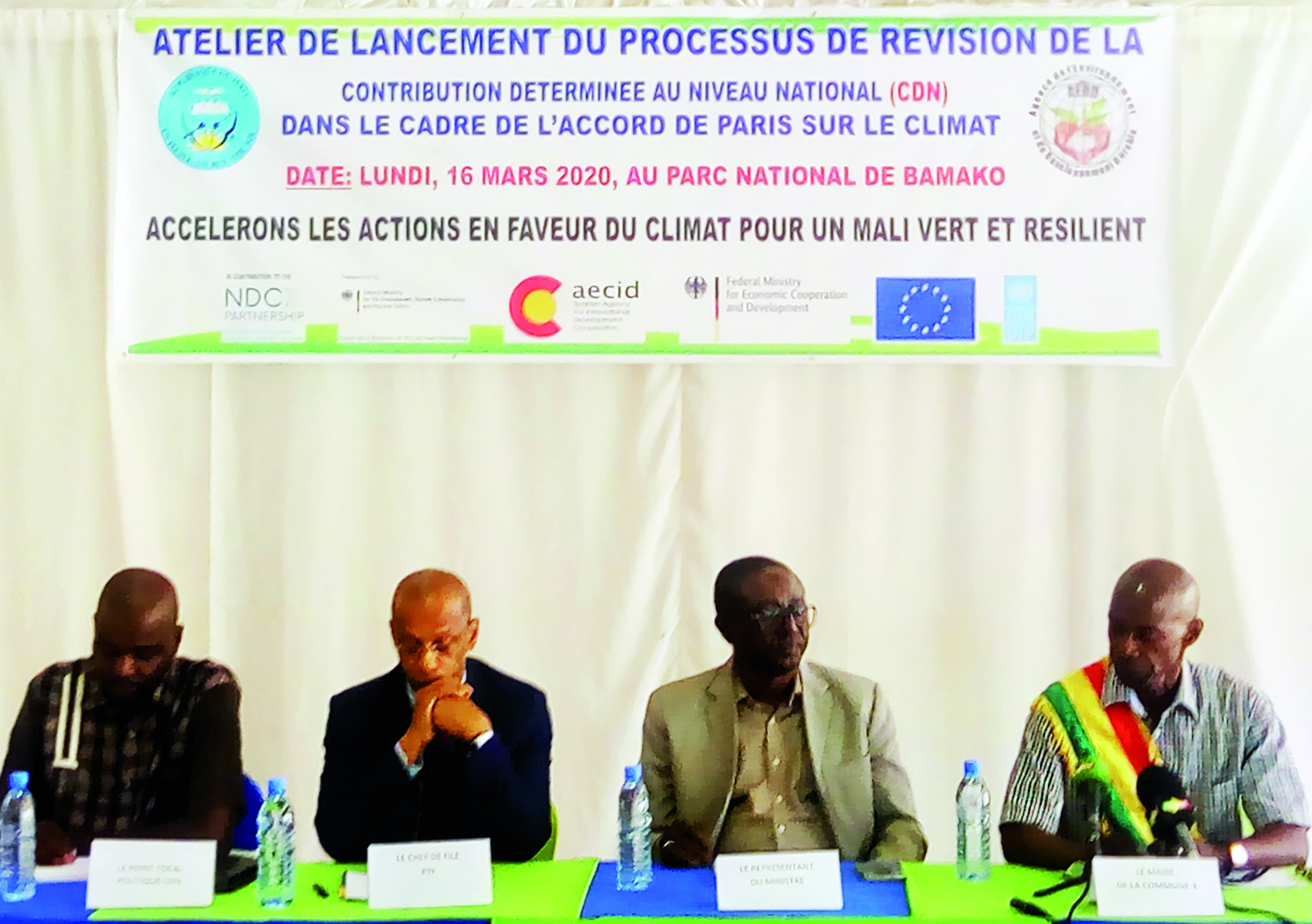 Lutte contre les effets des changements climatiques : Le processus de révision de la Contribution Déterminée Nationale lancé