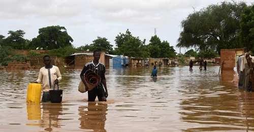 Niger: Niamey sous les eaux après des pluies diluviennes