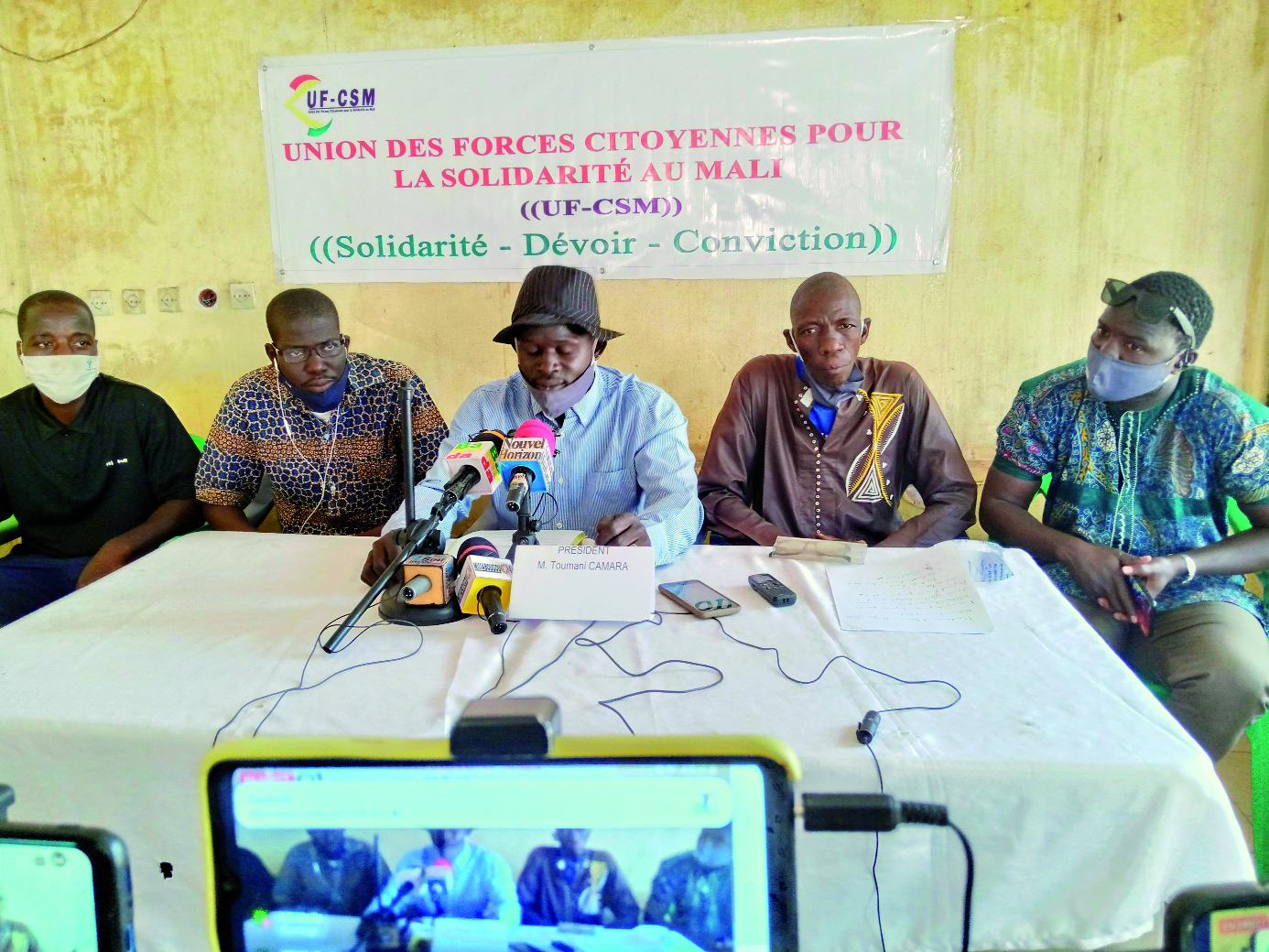 Transition au Mali : L'Union des Forces Citoyennes pour la Solidarité au Mali entend œuvrer pour la consolidation de la paix et de la cohésion sociale